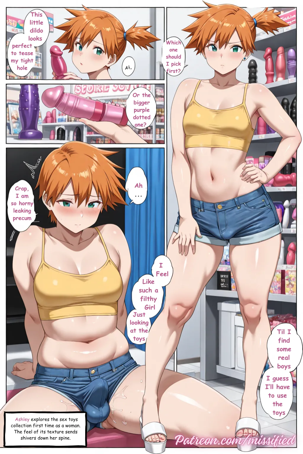 [Missified]Ashey's Evolution - Chapter 1, 2 & 3(Pokémon) [ai generated] [Digital] Page 14