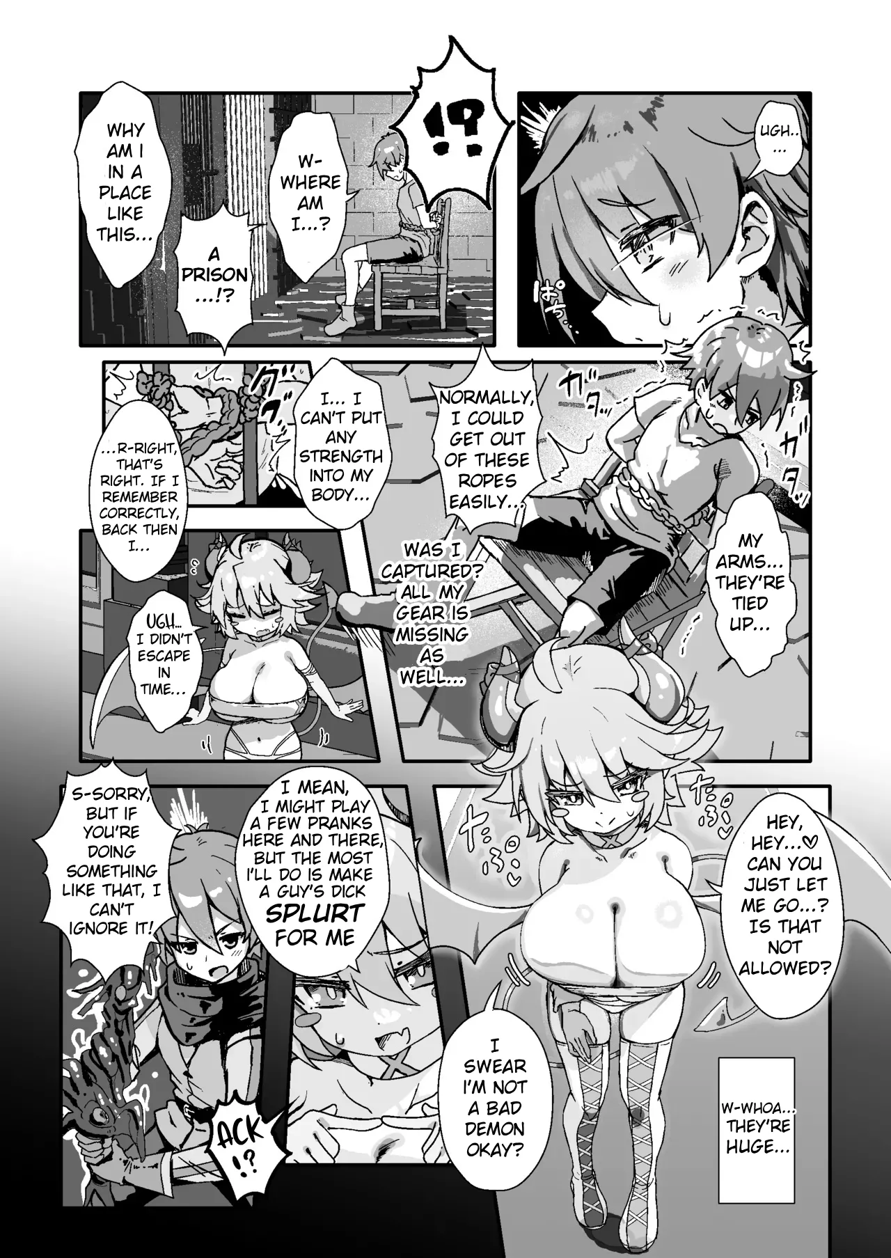 [FAP Seisakusho (Takimoto Yukari)]Paizuri Sakusei Gakari in Maoujou | The Paizuri Extracting Officer in the Demon King's Castle(Monster Girl Quest!) [English] [Digital] Page 3
