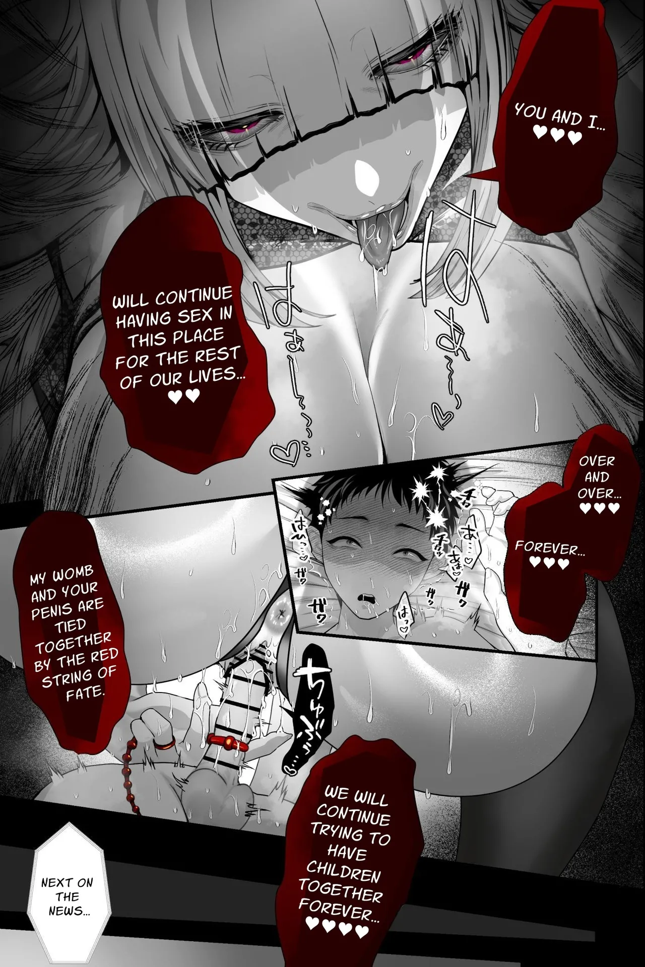 [Ginshio Honpo (Ginen)]Yabai Onna ni Kankin sareta Boku ~Aka-chan Seidorei ni Natte Songen o Hakai sareru~ | Confined by a Crazy Woman ~Your Dignity is Destroyed~[English] [sakurei] Page 46