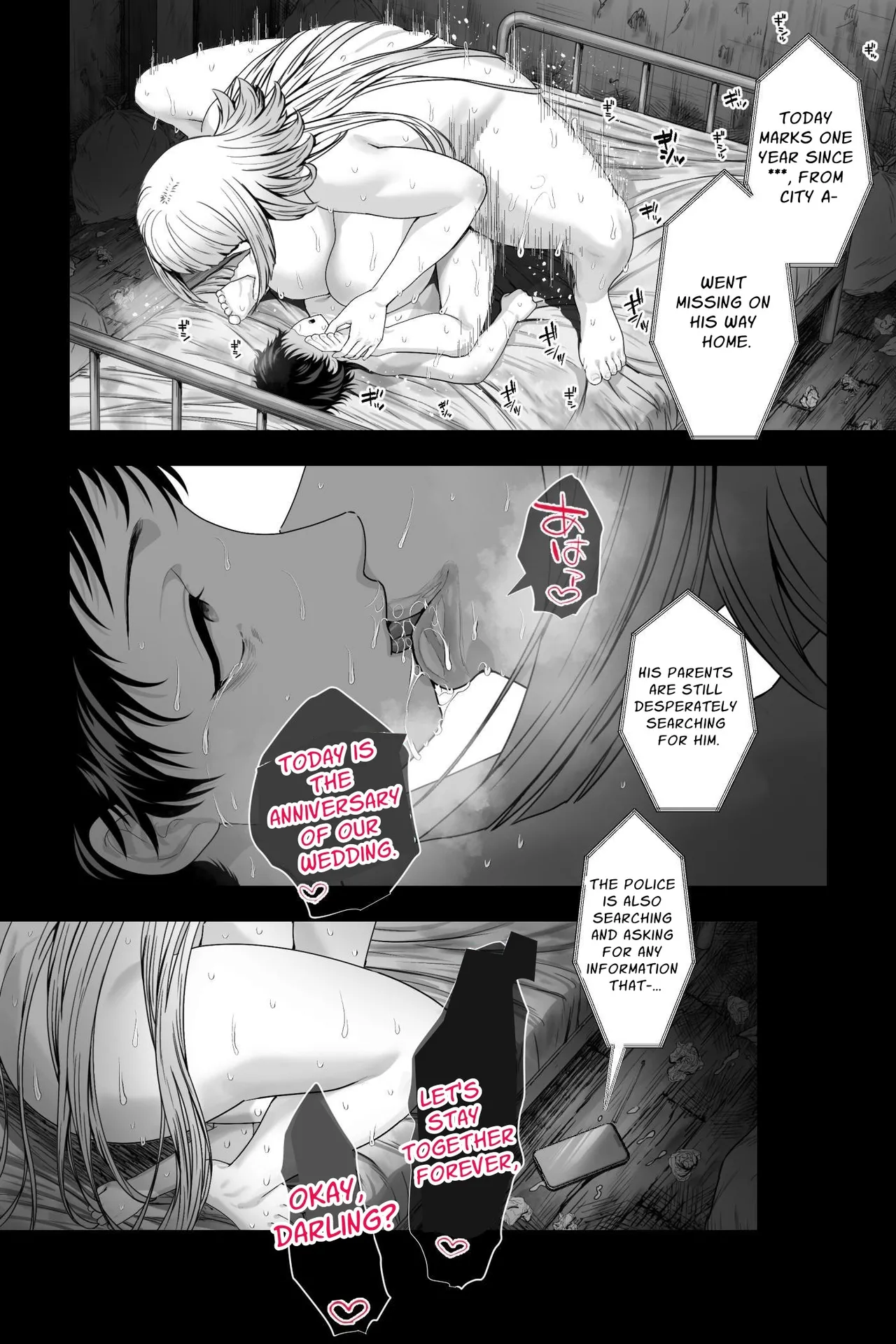 [Ginshio Honpo (Ginen)]Yabai Onna ni Kankin sareta Boku ~Aka-chan Seidorei ni Natte Songen o Hakai sareru~ | Confined by a Crazy Woman ~Your Dignity is Destroyed~[English] [sakurei] Page 47