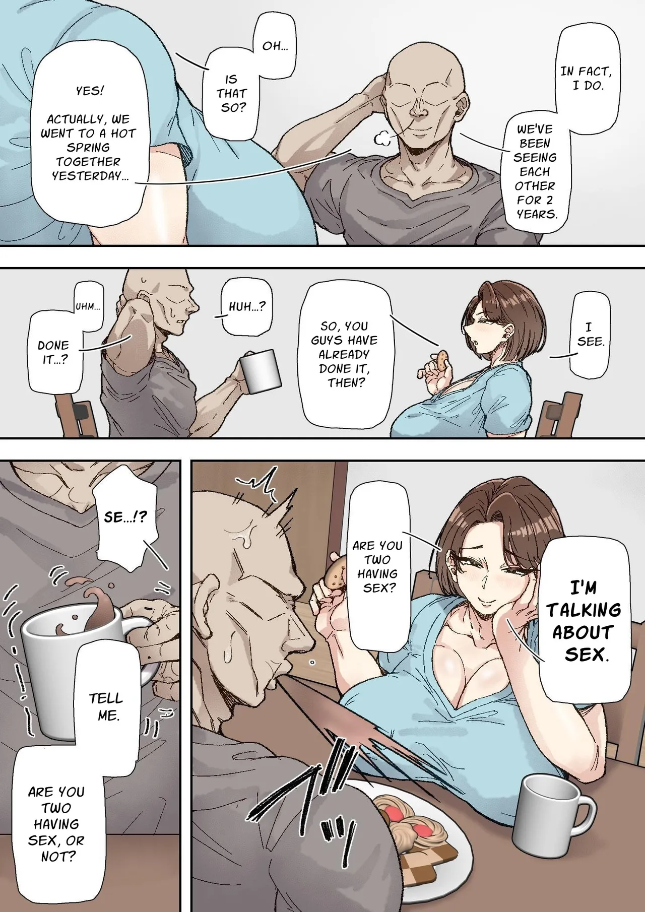 [Marui Square]Morikawa Minako (42) Beit-saki no Deka Chin-kun ni Assari Kan Ochi | Minako Morikawa (42) Easily Falls to the Big Dick Guy at Work[English] [Solid Rose] Page 4