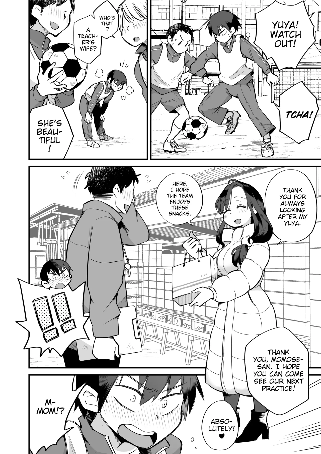 [Megitune Works]Guigui Kuru Gibo to AV Kanshou ~Love Hotel Hen~ | Watching Porn with my Pushy Stepmom ~The Love Hotel~[English] [WitzMacher] Page 5