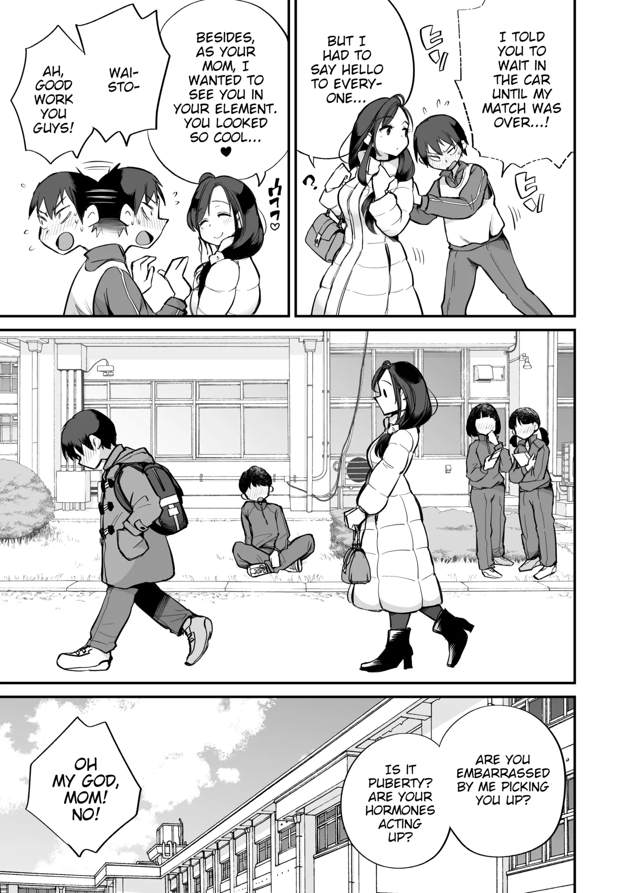 [Megitune Works]Guigui Kuru Gibo to AV Kanshou ~Love Hotel Hen~ | Watching Porn with my Pushy Stepmom ~The Love Hotel~[English] [WitzMacher] Page 6