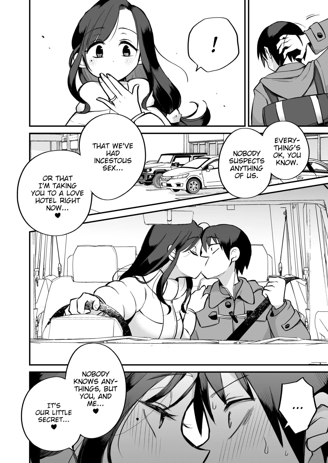 [Megitune Works]Guigui Kuru Gibo to AV Kanshou ~Love Hotel Hen~ | Watching Porn with my Pushy Stepmom ~The Love Hotel~[English] [WitzMacher] Page 7