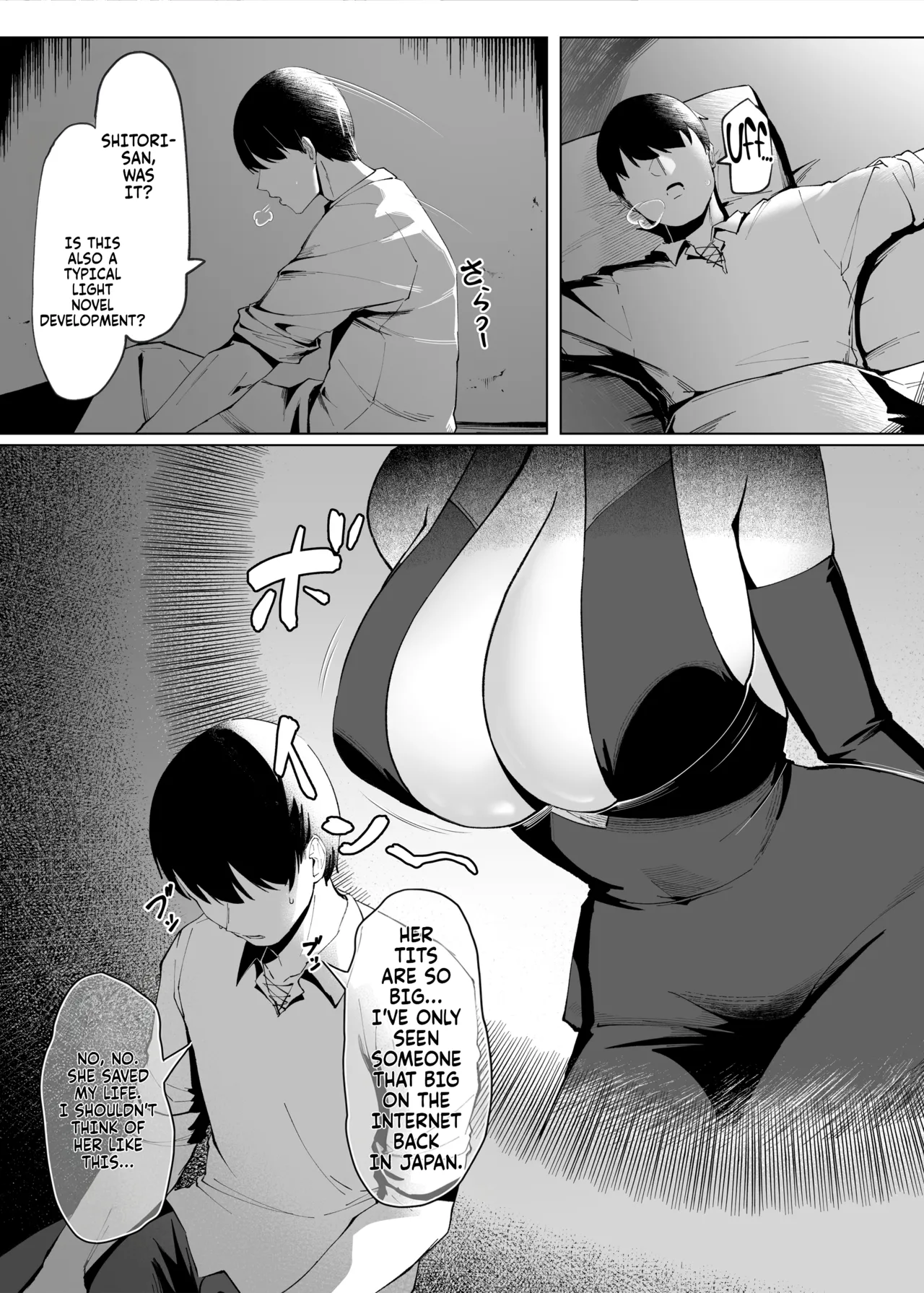 [POTATO BOMB (Chochomi)]Isekai Tensei shitara Seiyoku MAX Majo ni Osoware Doutei Sotsugyou Shichaimashita | When I reincarnated in another world I got attacked... by a max horny witch and lost my virginity![English] [FallenGames] [Digital] Page 6