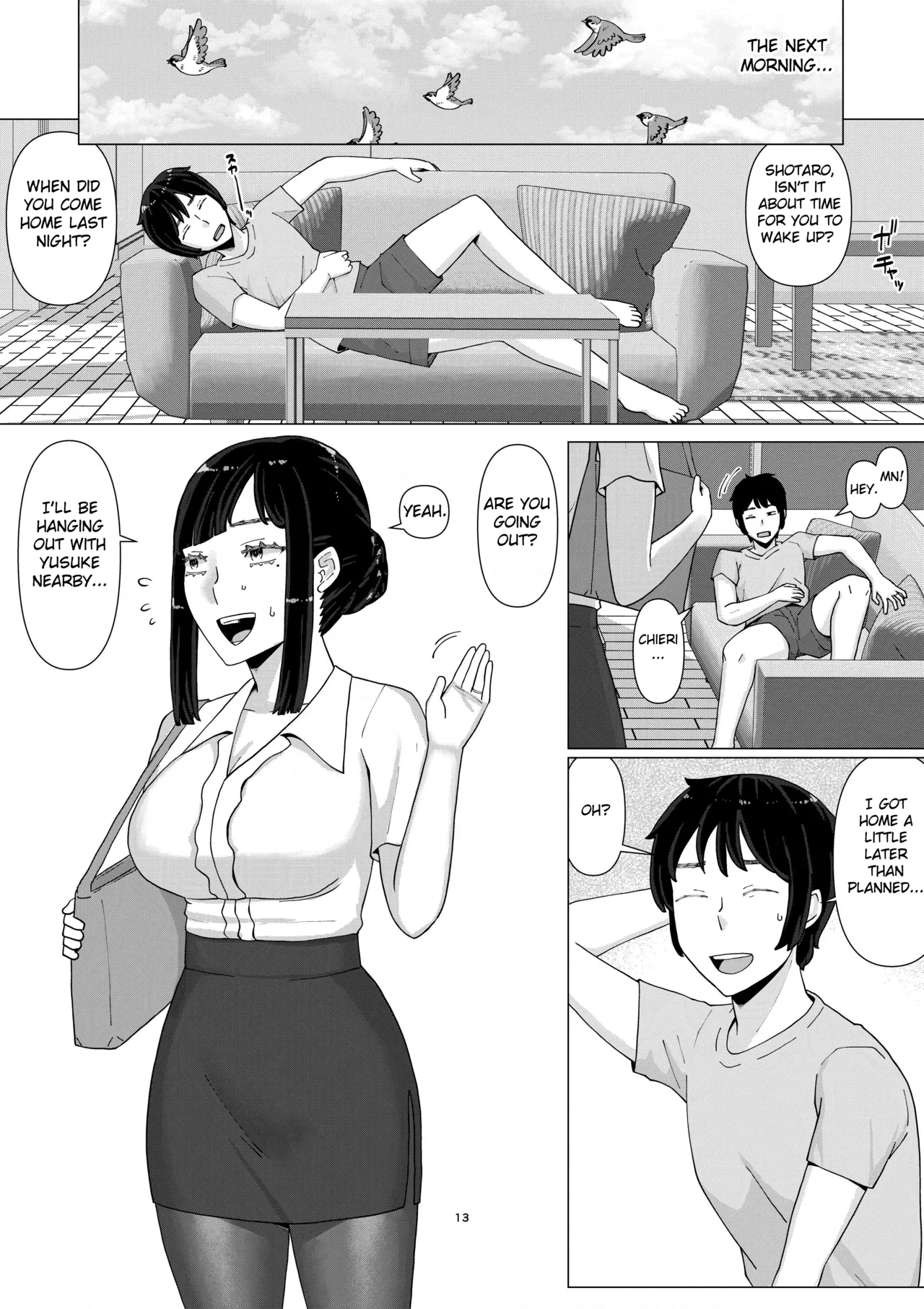 [Jigoku no Nyanko]Chieri-san wa Makerarenai! 3 -Otto Kounin de Dare no Seishi demo Jusei suru Hentai Benki Zuma- Dai 5-kan[English] [Fated Circle] Page 15