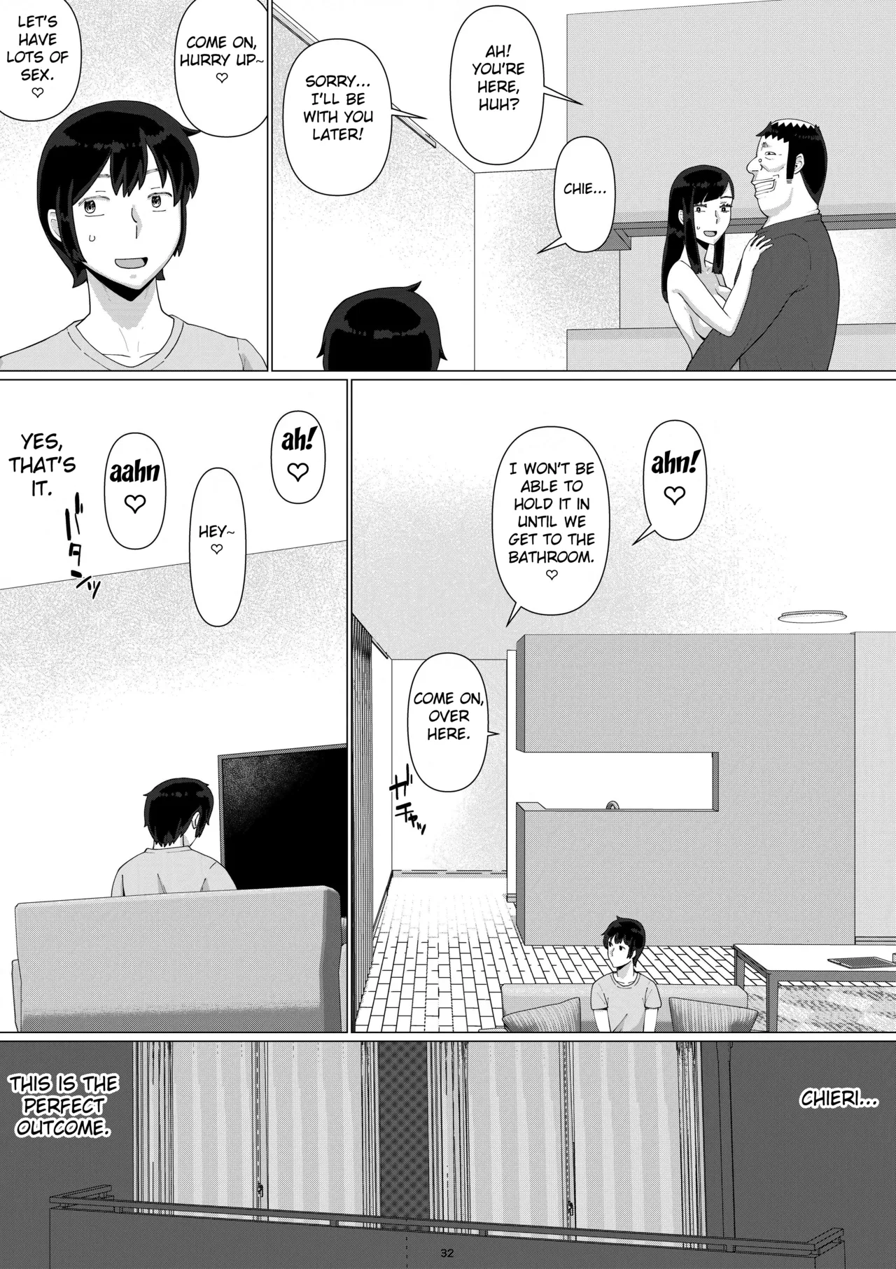 [Jigoku no Nyanko]Chieri-san wa Makerarenai! 3 -Otto Kounin de Dare no Seishi demo Jusei suru Hentai Benki Zuma- Dai 5-kan[English] [Fated Circle] Page 34