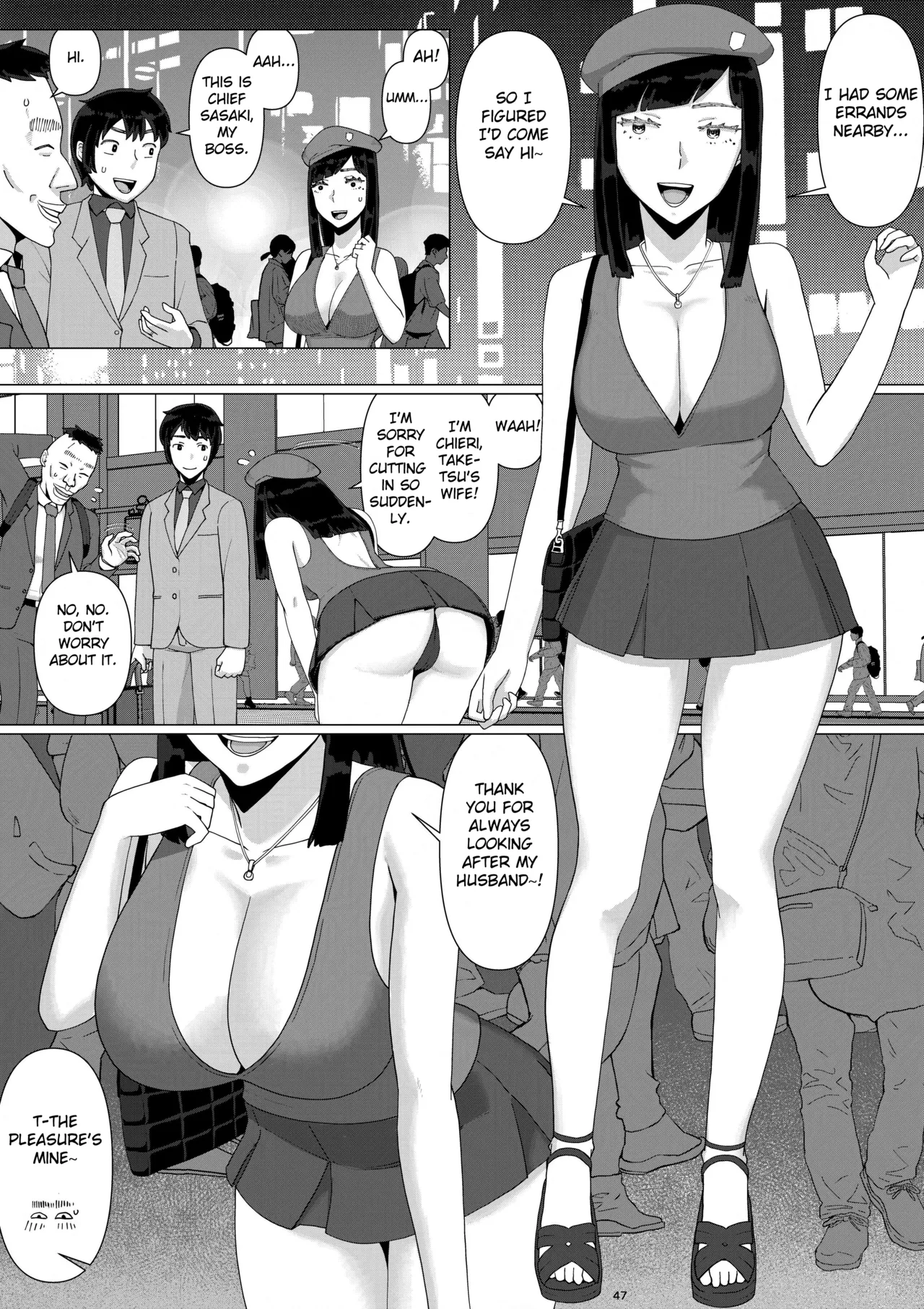 [Jigoku no Nyanko]Chieri-san wa Makerarenai! 3 -Otto Kounin de Dare no Seishi demo Jusei suru Hentai Benki Zuma- Dai 5-kan[English] [Fated Circle] Page 49