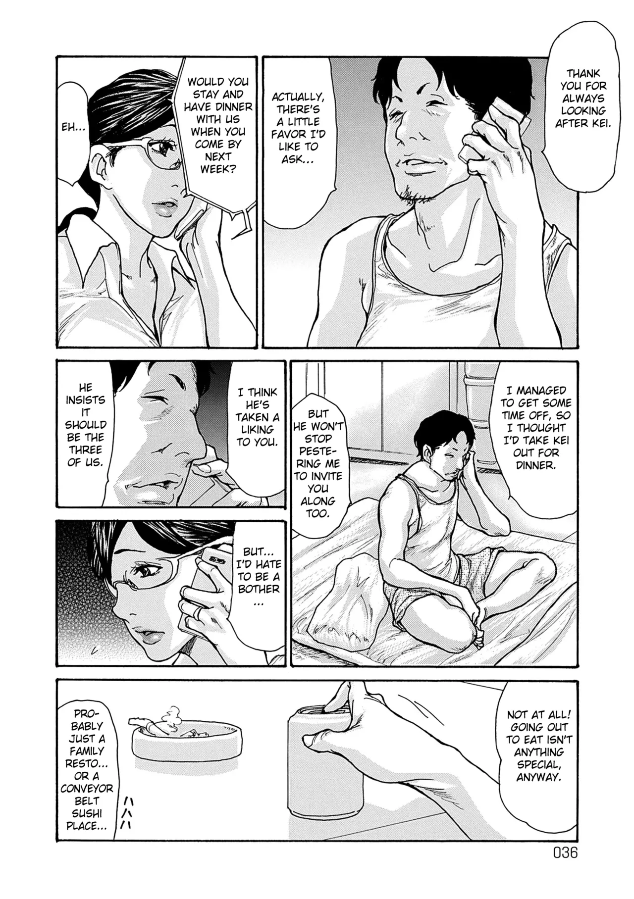 [Aoi Hitori]Shikkarimono no Tsuma ga Kinjo no Fushi ni Netorarete Kairaku Ochi Suru made chapter 1-4[Digital] [English] [Fated Circle] Page 35