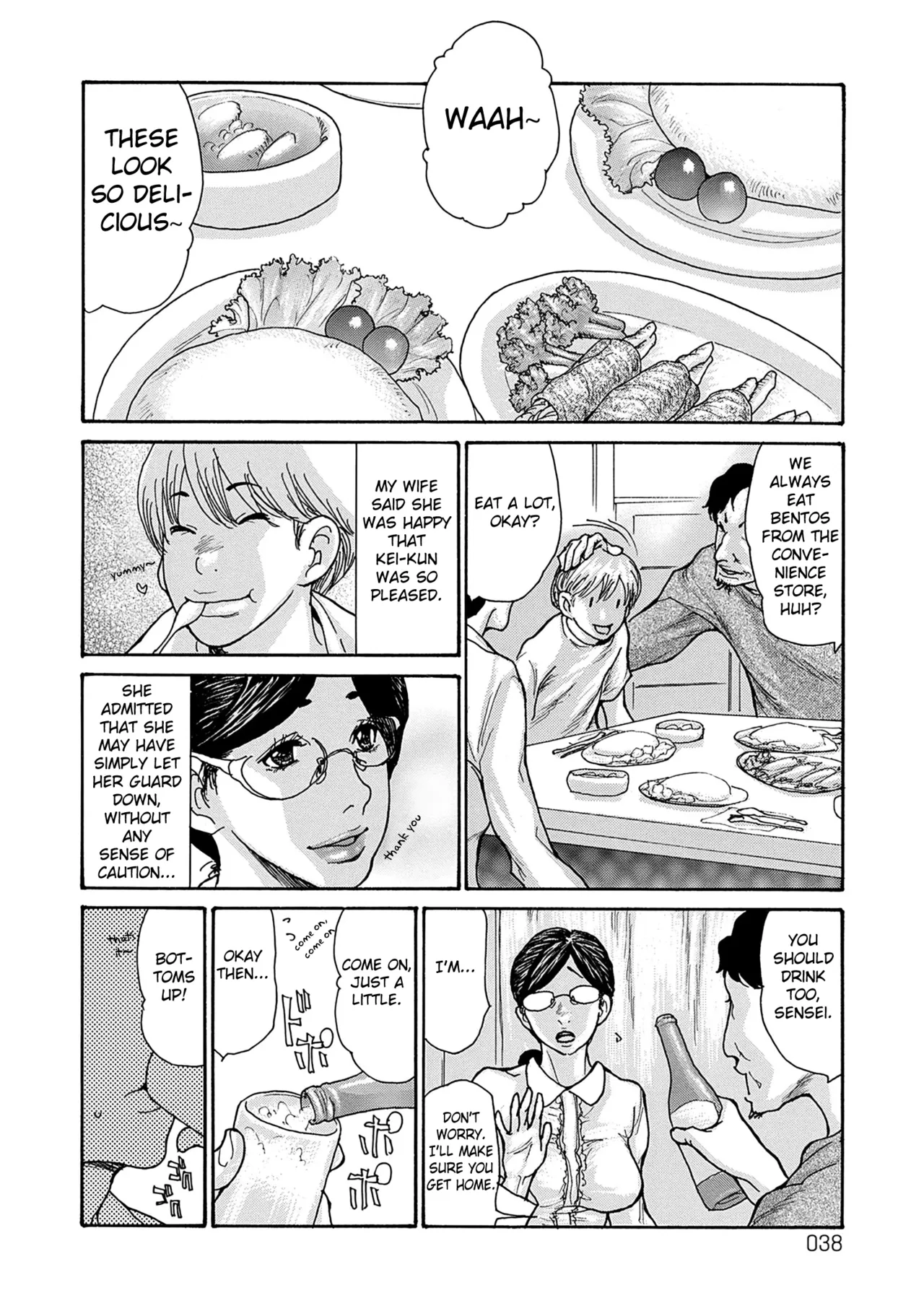 [Aoi Hitori]Shikkarimono no Tsuma ga Kinjo no Fushi ni Netorarete Kairaku Ochi Suru made chapter 1-4[Digital] [English] [Fated Circle] Page 37