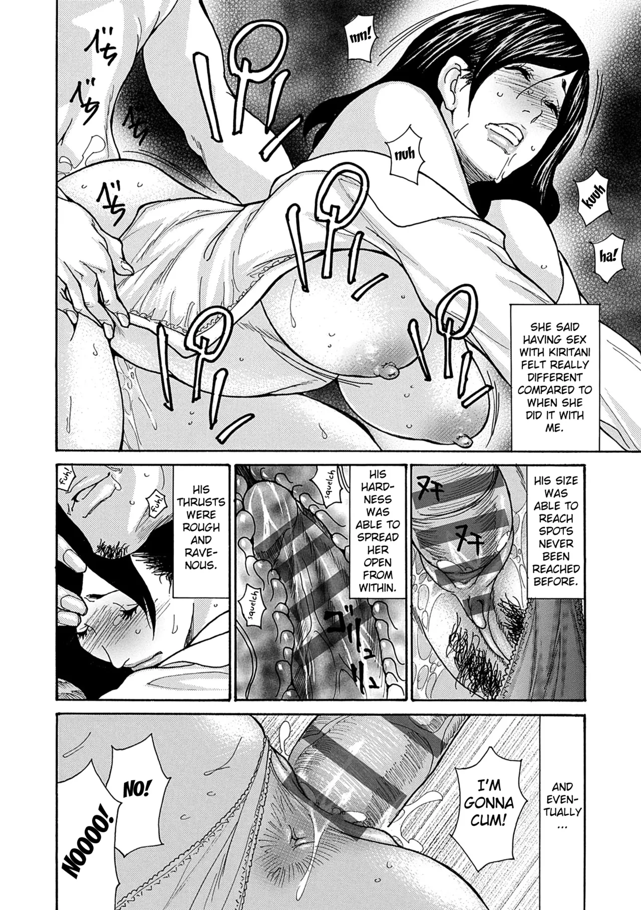 [Aoi Hitori]Shikkarimono no Tsuma ga Kinjo no Fushi ni Netorarete Kairaku Ochi Suru made chapter 1-4[Digital] [English] [Fated Circle] Page 49