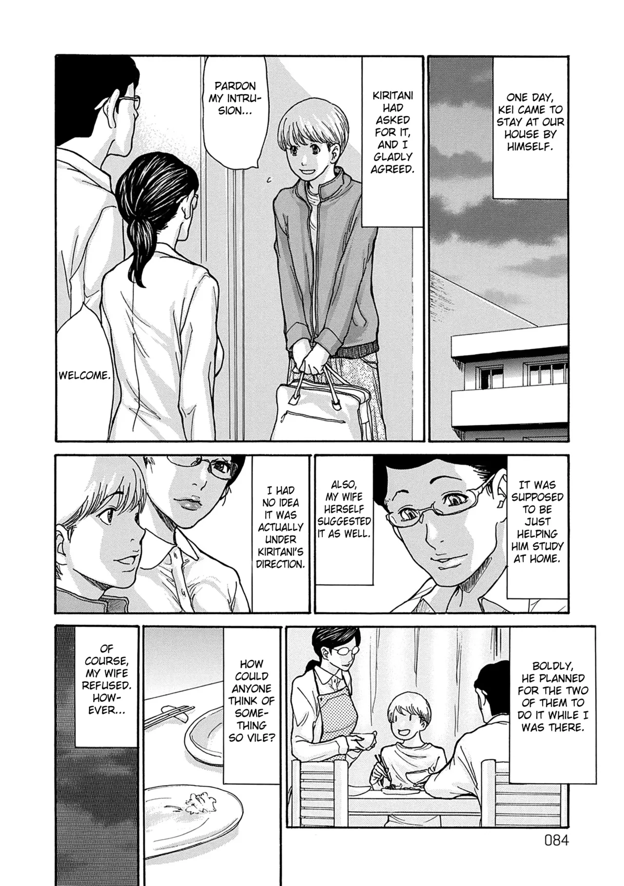 [Aoi Hitori]Shikkarimono no Tsuma ga Kinjo no Fushi ni Netorarete Kairaku Ochi Suru made chapter 1-4[Digital] [English] [Fated Circle] Page 83