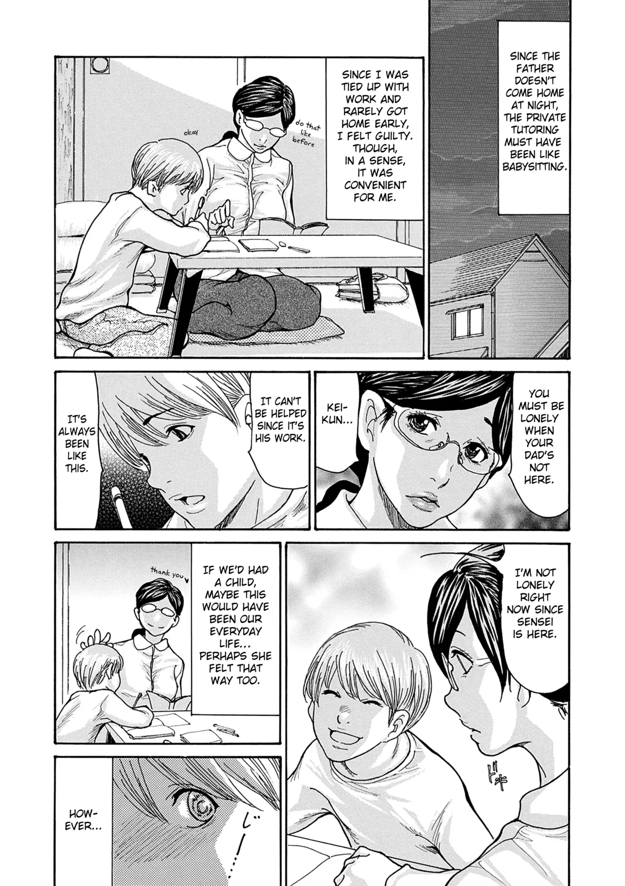[Aoi Hitori]Shikkarimono no Tsuma ga Kinjo no Fushi ni Netorarete Kairaku Ochi Suru made chapter 1-4[Digital] [English] [Fated Circle] Page 9