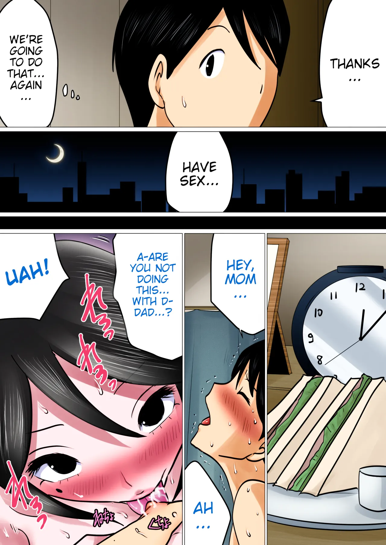 [Makoto Shiyaka]Bokushika Shiranai, Cool na Haha no Ura no Kao. | The Secret Face of My Cool Mother Only I Know.[English ] [Colorized] [Partially Uncensored] [Poranya] Page 25