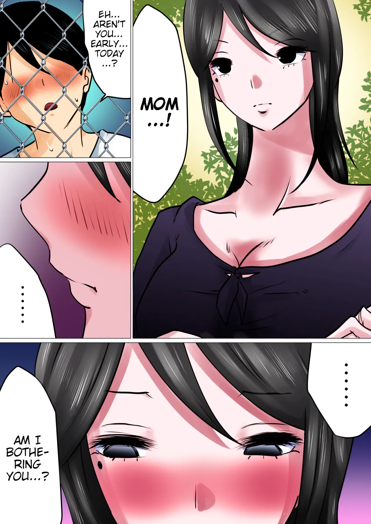[Makoto Shiyaka]Bokushika Shiranai, Cool na Haha no Ura no Kao. | The Secret Face of My Cool Mother Only I Know.[English ] [Colorized] [Partially Uncensored] [Poranya] Page 45