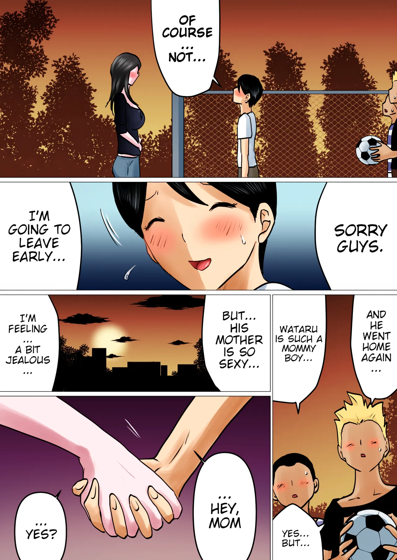 [Makoto Shiyaka]Bokushika Shiranai, Cool na Haha no Ura no Kao. | The Secret Face of My Cool Mother Only I Know.[English ] [Colorized] [Partially Uncensored] [Poranya] Page 46