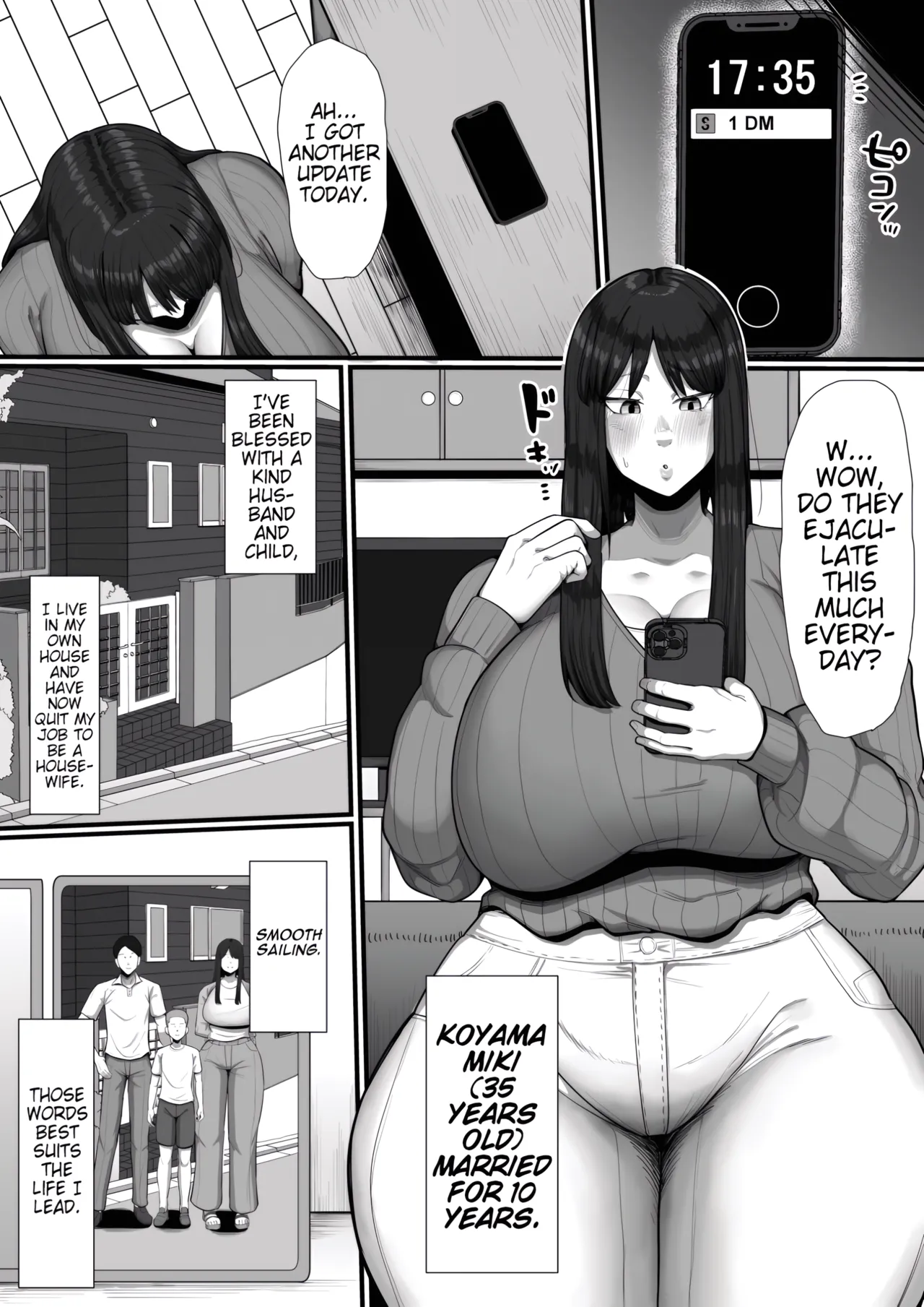 [Ebi no Implant (Shrimp Cake)]Log of a 35 Year Old, Orgasming From a Futanari’s Huge Penis, Then Getting Divorced[English] [Pangean] Page 3