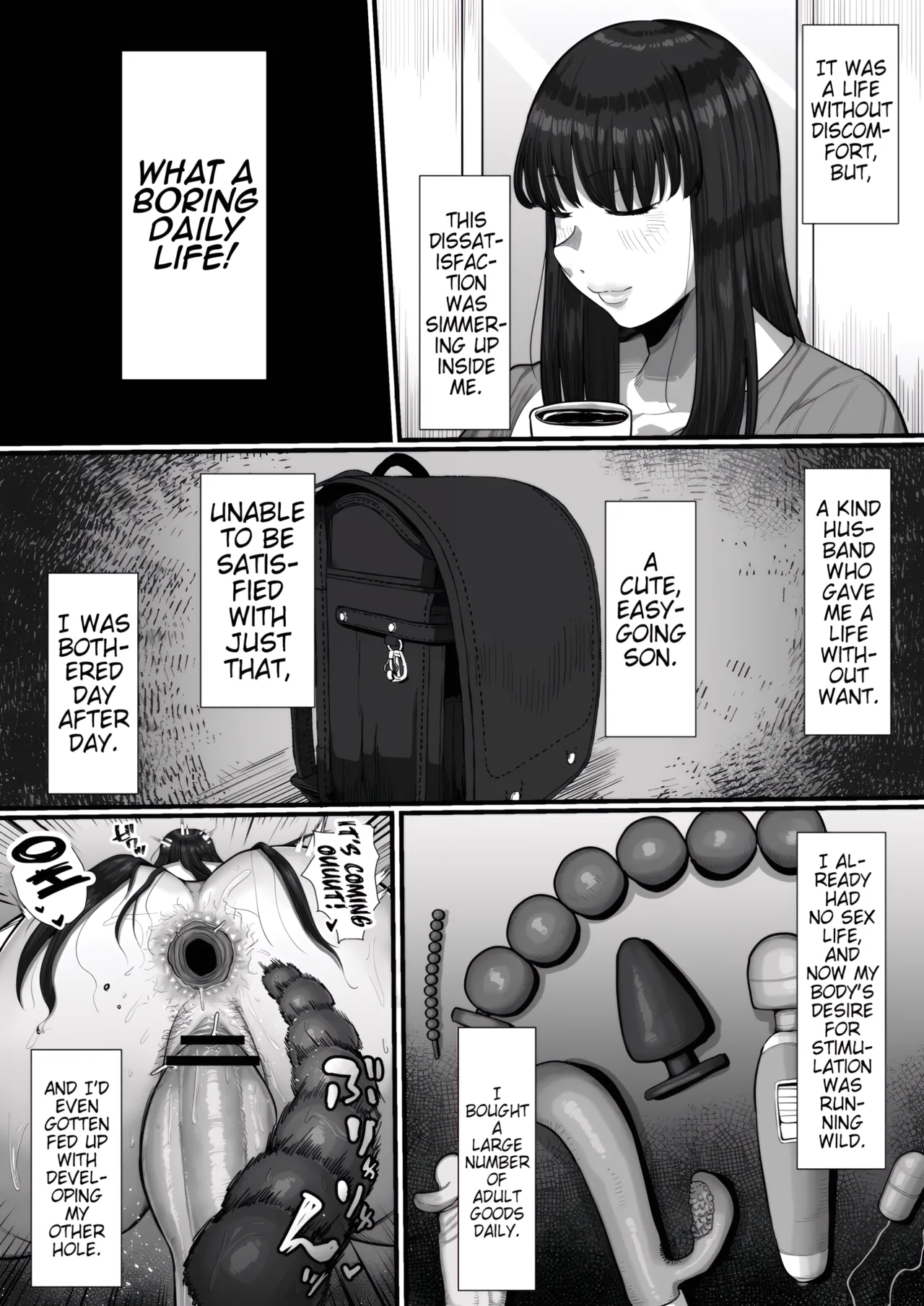 [Ebi no Implant (Shrimp Cake)]Log of a 35 Year Old, Orgasming From a Futanari’s Huge Penis, Then Getting Divorced[English] [Pangean] Page 4