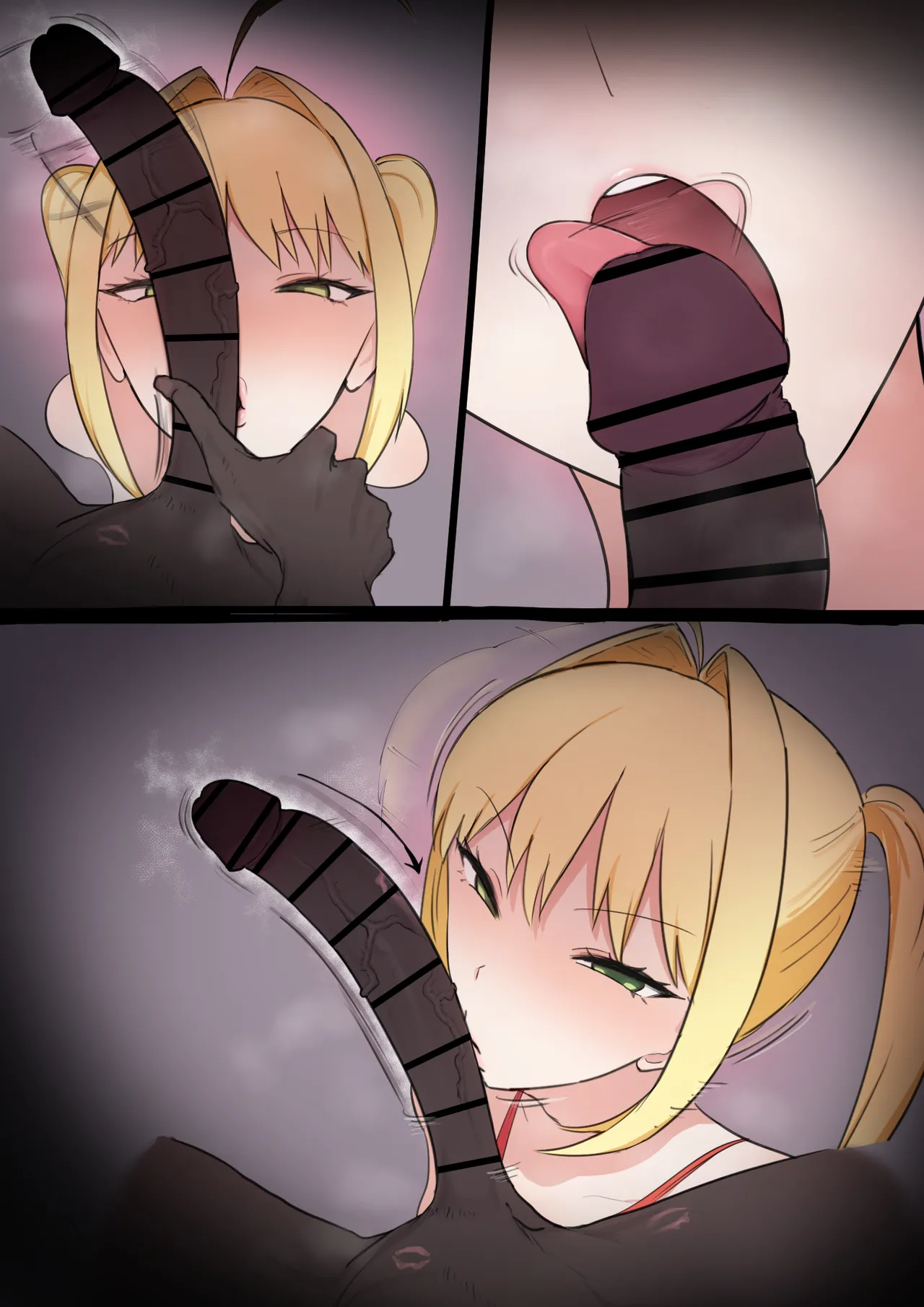 [Giga]Nero x BBC Uwaki H Misetsuke | Nero × BBC Cheating H Show-off(Fate/Grand Order) Page 9