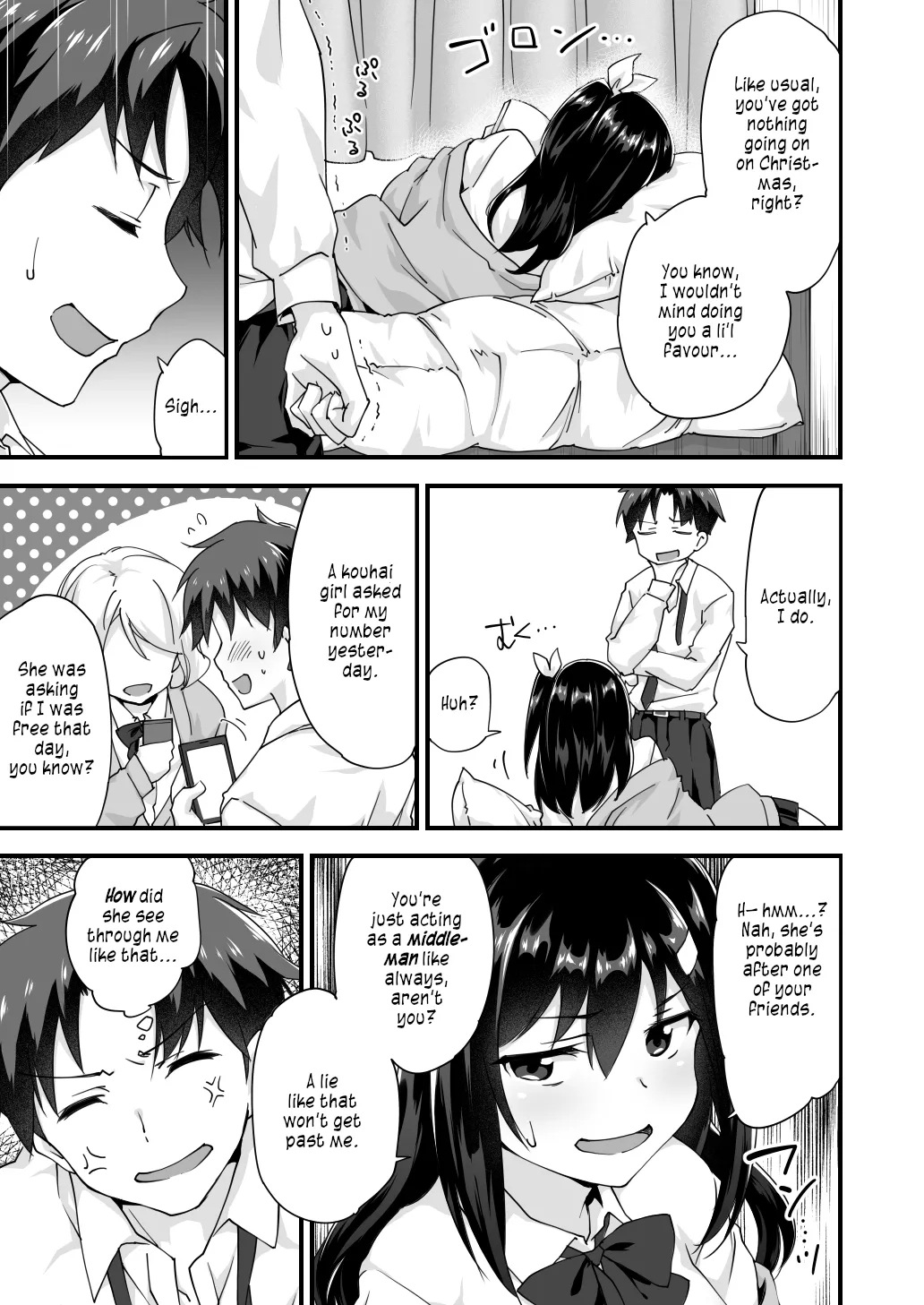 [Doushoku (Morinaga Ramune)]Osananajimi to Kenka Ecchi ~Sunao ni Narenai Namaiki Kanojo~[English] [s. D. g. scans] [Digital] Page 5