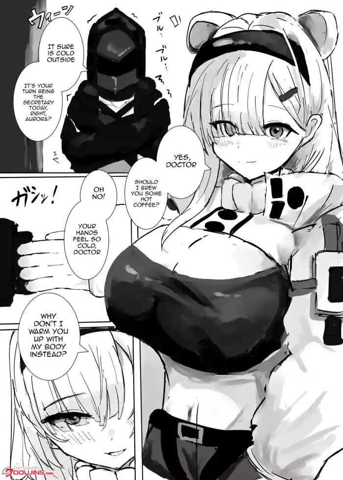 [Sunaneko]Aurora-chan to Karada Attame Ecchi o Suru Ohanashi | Story about Doing Lewd Things with Aurora as She Warms My Body(Arknights)  [English] {Doujins.com}