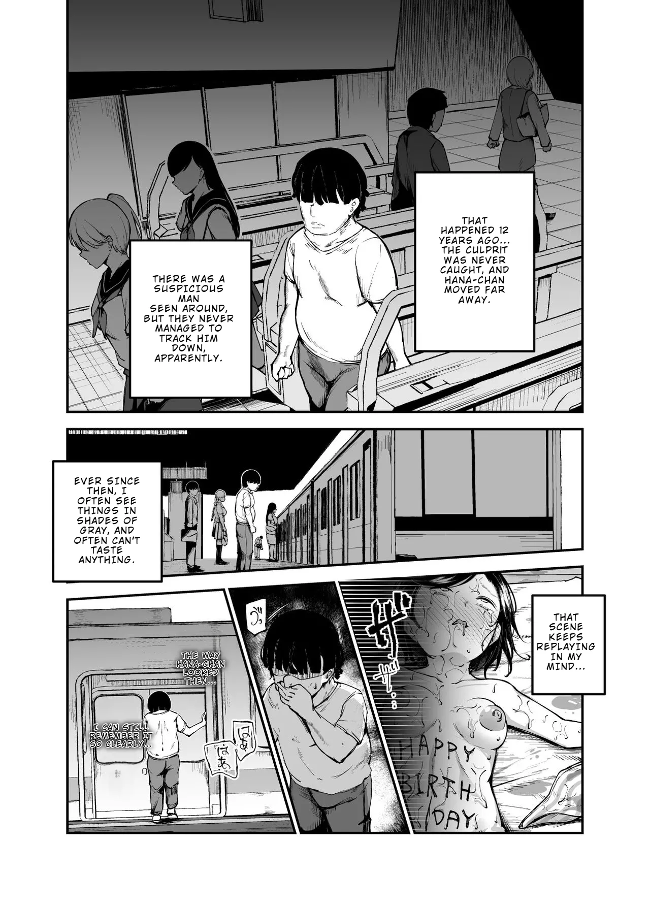 [Nyuu Koubou (Takamaru)]Daisuki Datta Hana-chan ga Happy Birthday-ape Sareta Hi EX Time Slip shite Hannin o Sagashidase!! | The Day my Beloved Hana-chan Got a Happy Birthday Surprise[English] Page 6