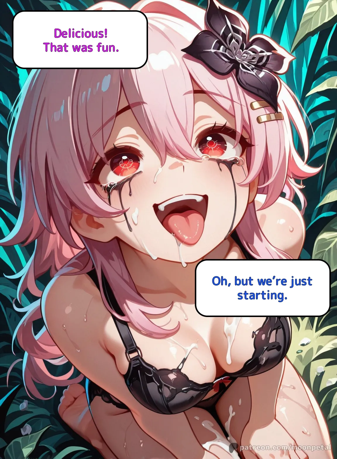[Moon Petal]Wanna make a bet? ch. 3 - Evernight[English] [Uncensored] [Patreon] [AI Generated] Page 21