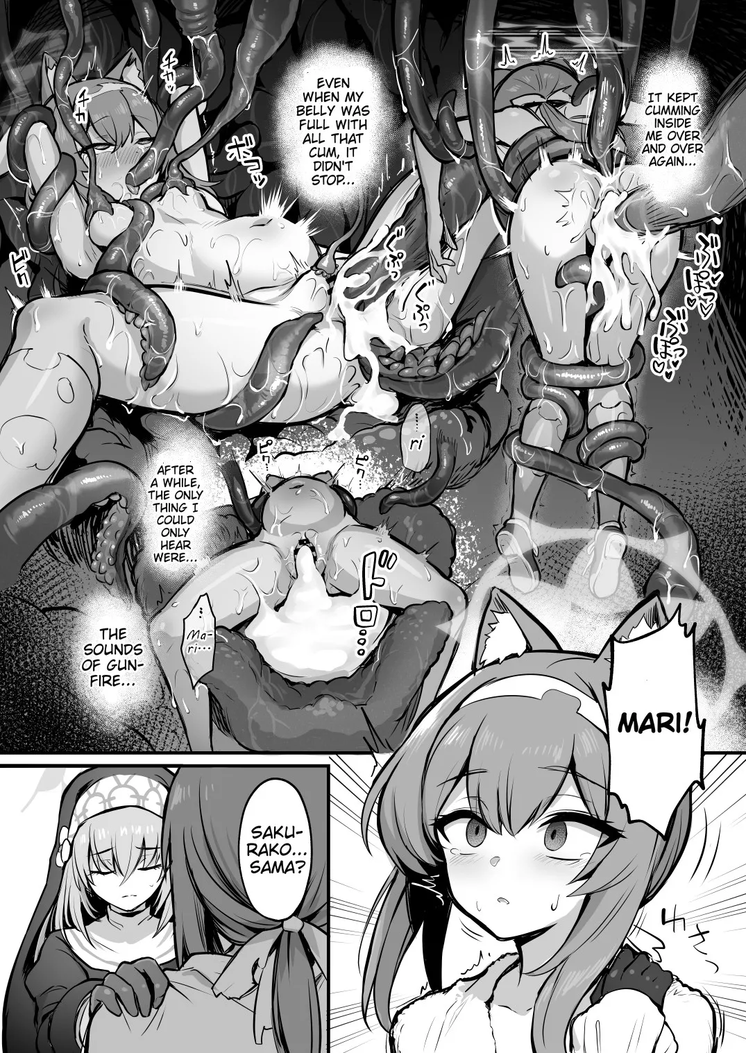 [Naminori Navy (ebinavy)]Mari Shokushu Ochi II | Mari's Fall to Tentacles II[Rakka] (Blue Archive) [English] [C&C Scans] [Digital] Page 29