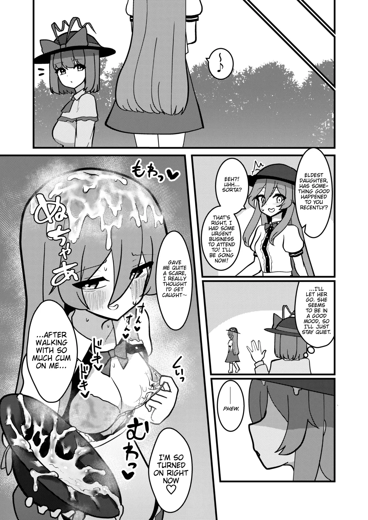 [Enumgata (Zack)]Tenshi-chan wa Semen Play ga Suki | Tenshi-chan Really Loves Semen Play(Touhou Project) [English] [Thighs] [Digital] Page 11