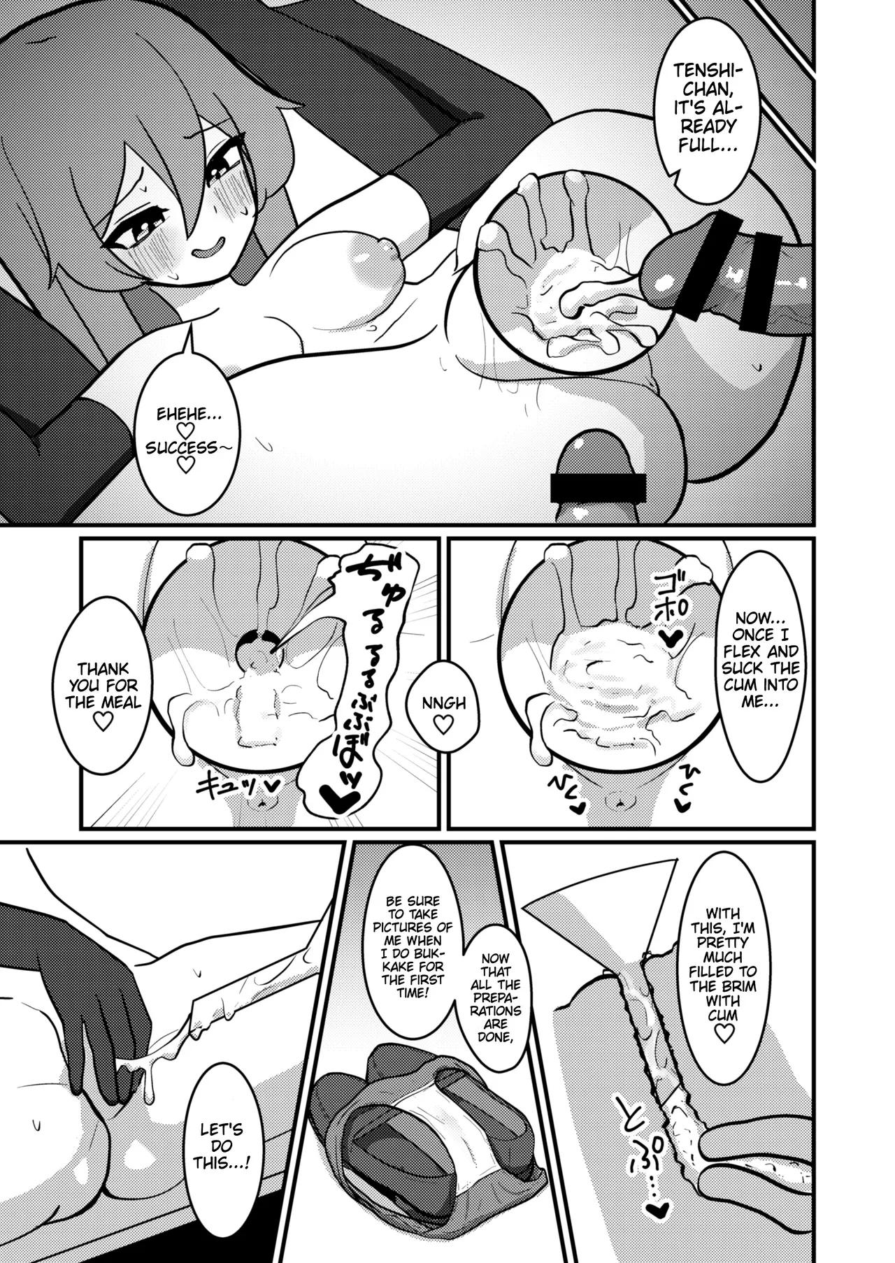[Enumgata (Zack)]Tenshi-chan wa Semen Play ga Suki | Tenshi-chan Really Loves Semen Play(Touhou Project) [English] [Thighs] [Digital] Page 24