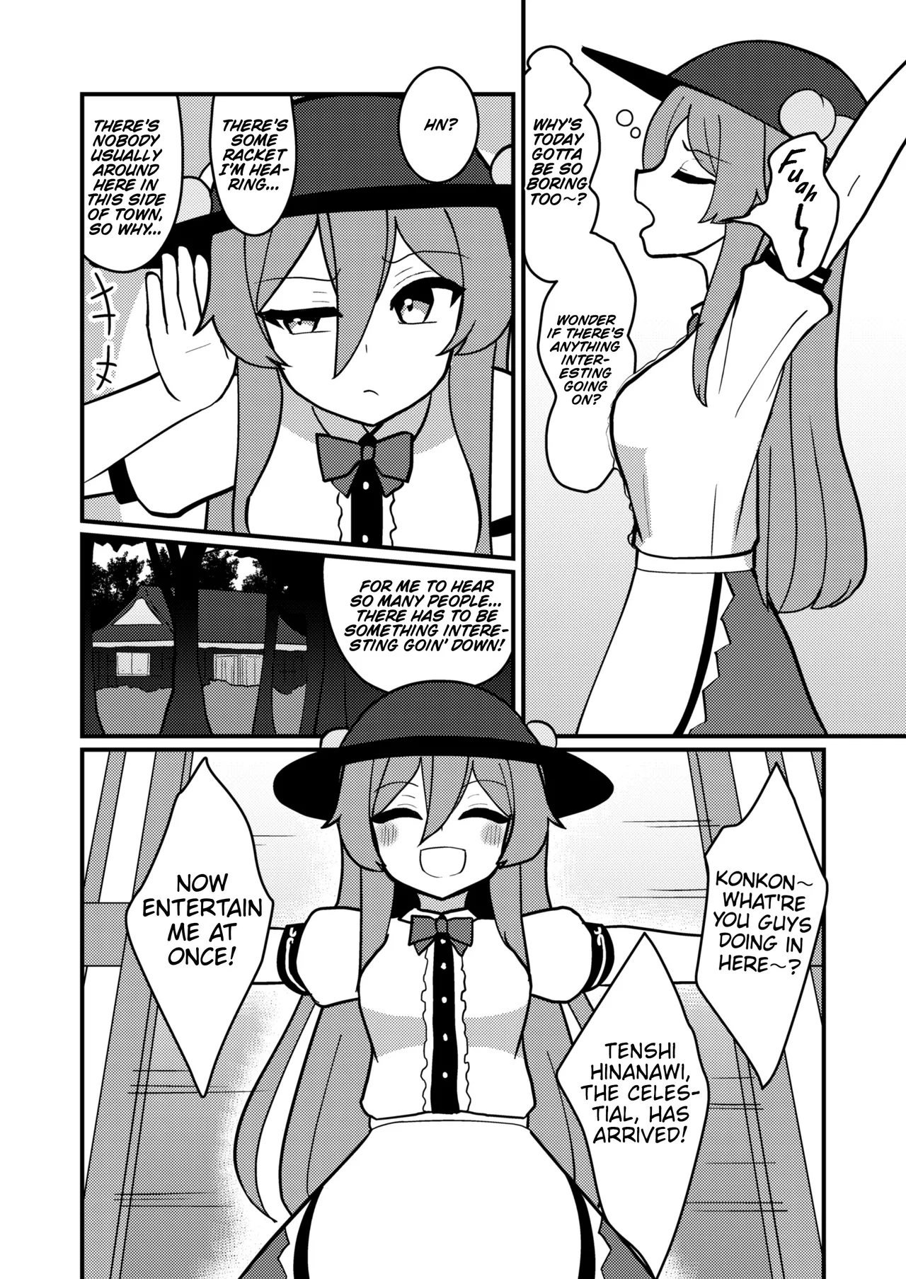 [Enumgata (Zack)]Tenshi-chan wa Semen Play ga Suki | Tenshi-chan Really Loves Semen Play(Touhou Project) [English] [Thighs] [Digital] Page 3