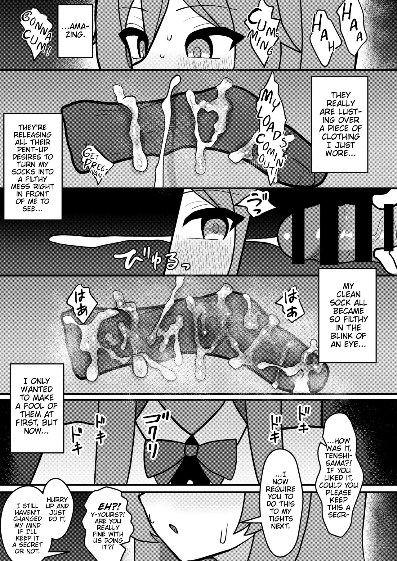 [Enumgata (Zack)]Tenshi-chan wa Semen Play ga Suki | Tenshi-chan Really Loves Semen Play(Touhou Project) [English] [Thighs] [Digital] Page 6
