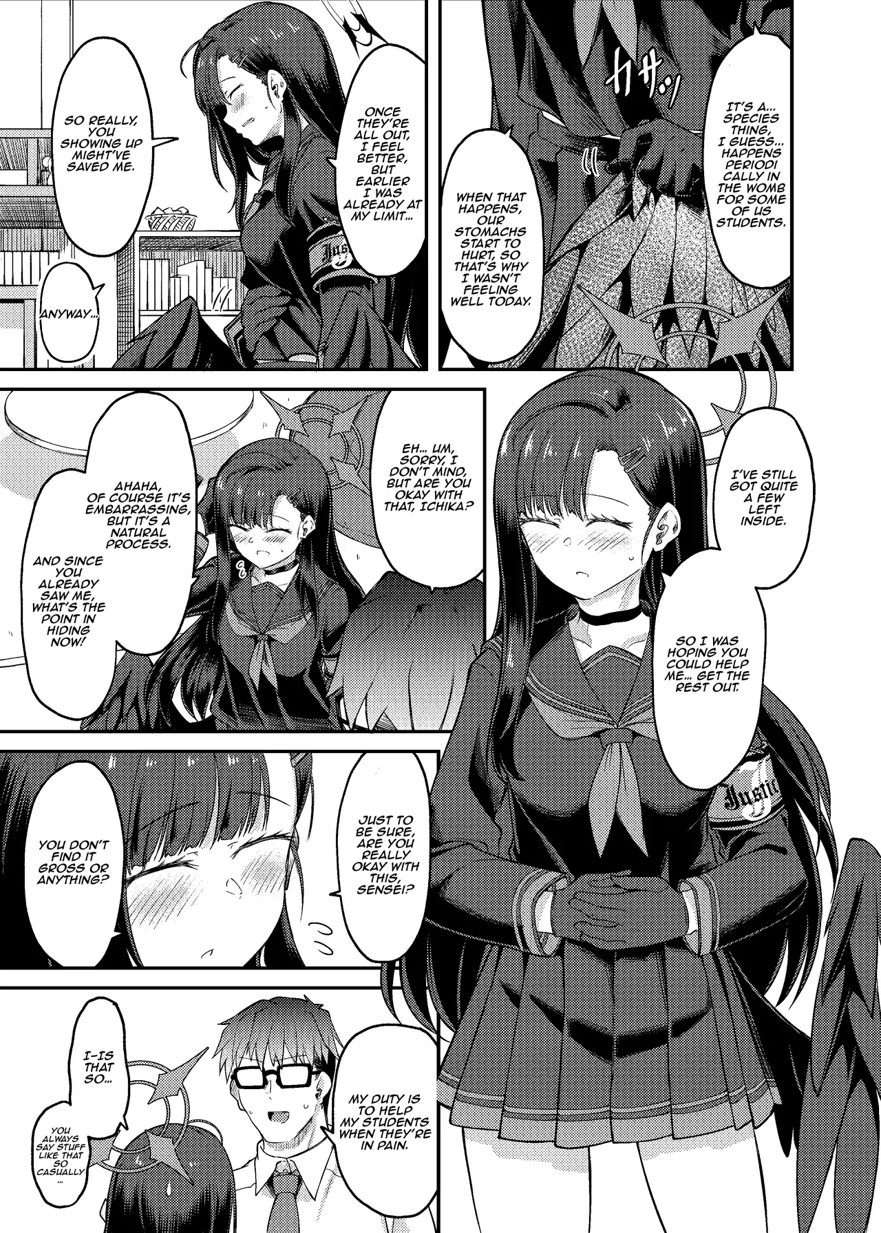 [Hx3I (Hirano Kawajuu)]Ichika Umussu! | Ichika is About to Lay Her Egg!(Blue Archive) [English] [Aishi21] [Digital] Page 9
