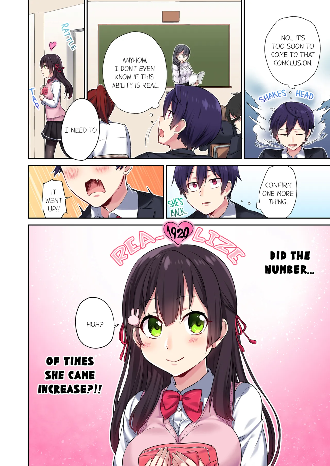 [Namita]Committee Chairman, Didn't You Just Masturbate In the Bathroom? I Can See the Number of Times People Orgasm Vol. 1[English] [Decensored] [Ongoing] Page 10