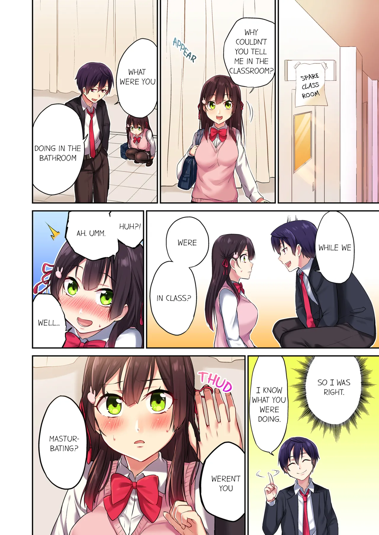 [Namita]Committee Chairman, Didn't You Just Masturbate In the Bathroom? I Can See the Number of Times People Orgasm Vol. 1[English] [Decensored] [Ongoing] Page 12