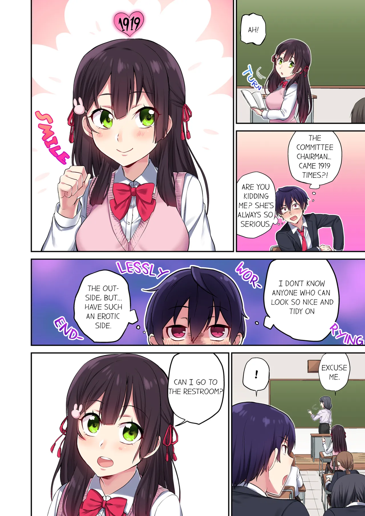 [Namita]Committee Chairman, Didn't You Just Masturbate In the Bathroom? I Can See the Number of Times People Orgasm Vol. 1[English] [Decensored] [Ongoing] Page 8