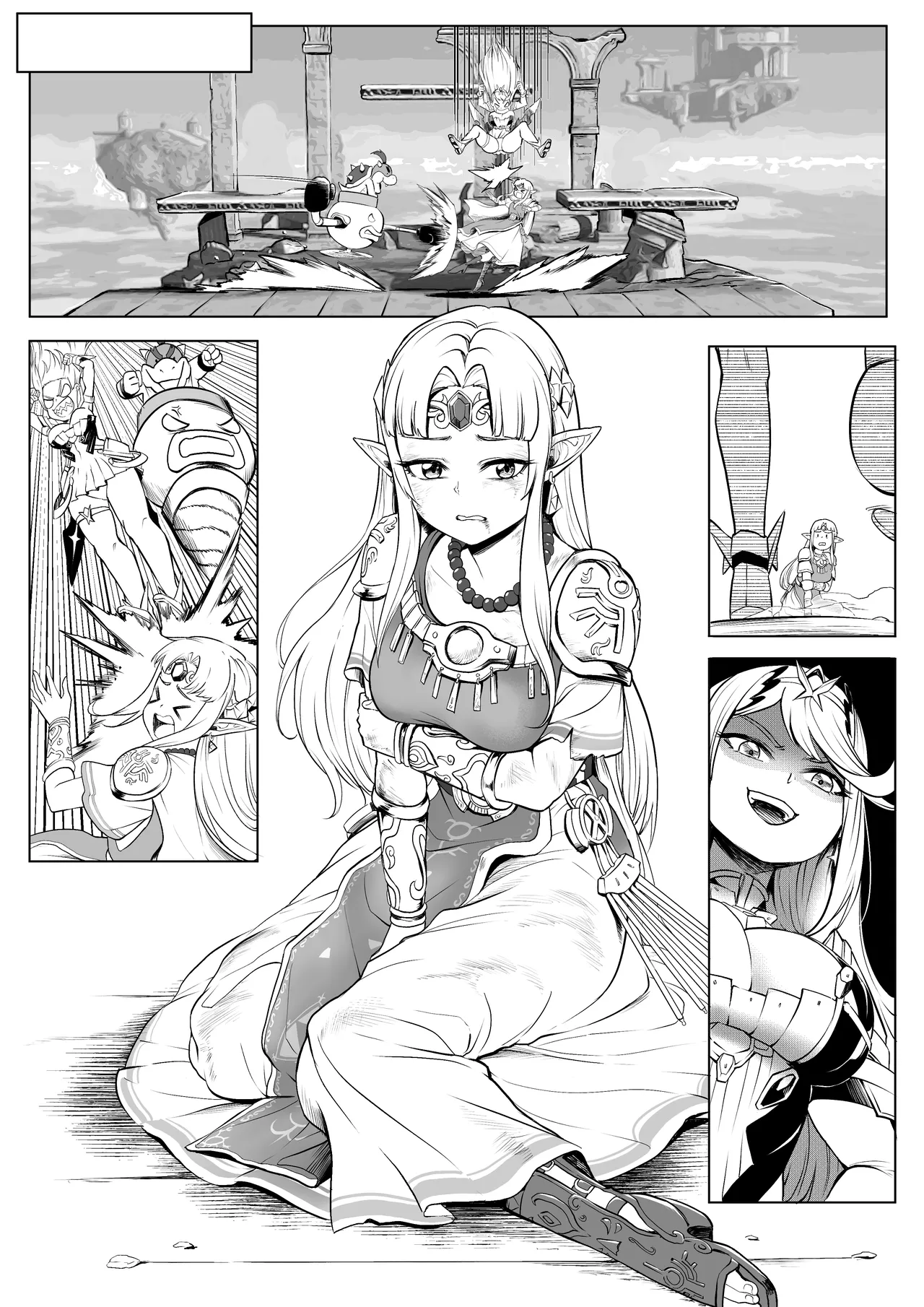 [MassivePinkZombie]sWitch Time! Part 1-4(Super Smash Bros.) [English & Textless] Page 154