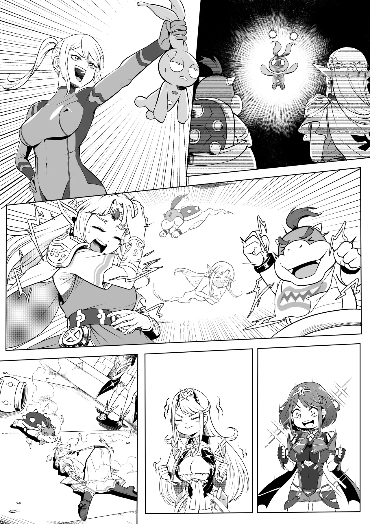 [MassivePinkZombie]sWitch Time! Part 1-4(Super Smash Bros.) [English & Textless] Page 155