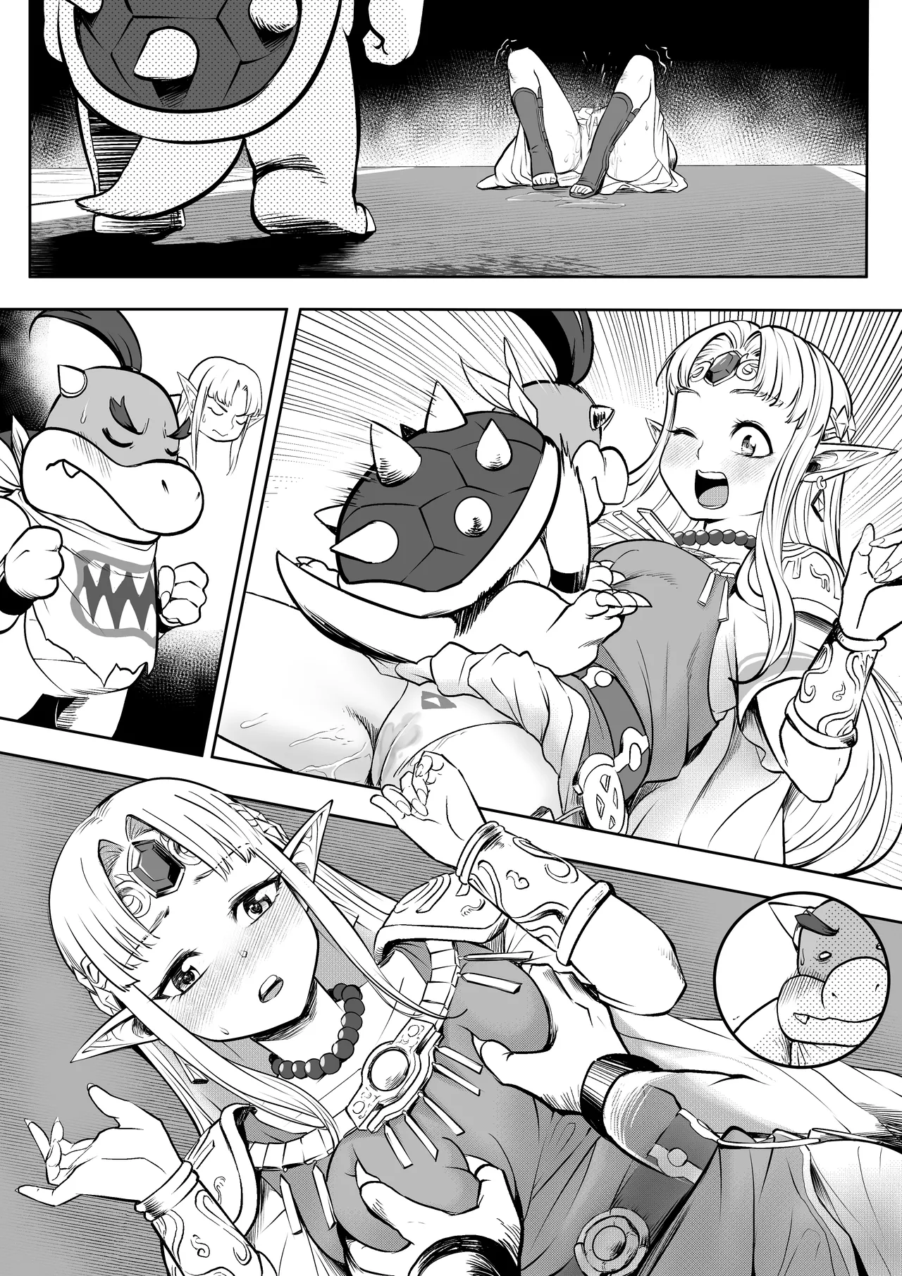 [MassivePinkZombie]sWitch Time! Part 1-4(Super Smash Bros.) [English & Textless] Page 159
