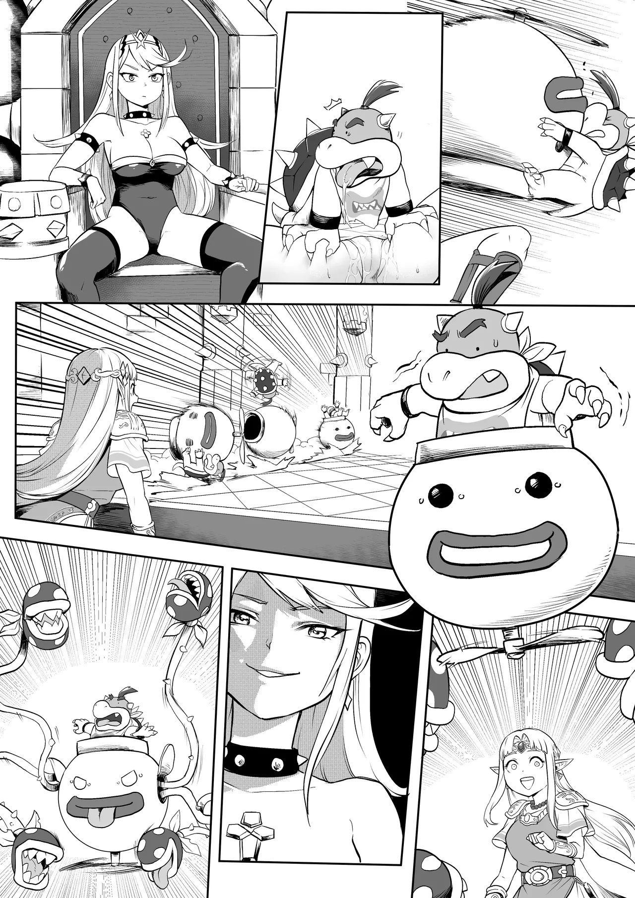 [MassivePinkZombie]sWitch Time! Part 1-4(Super Smash Bros.) [English & Textless] Page 161