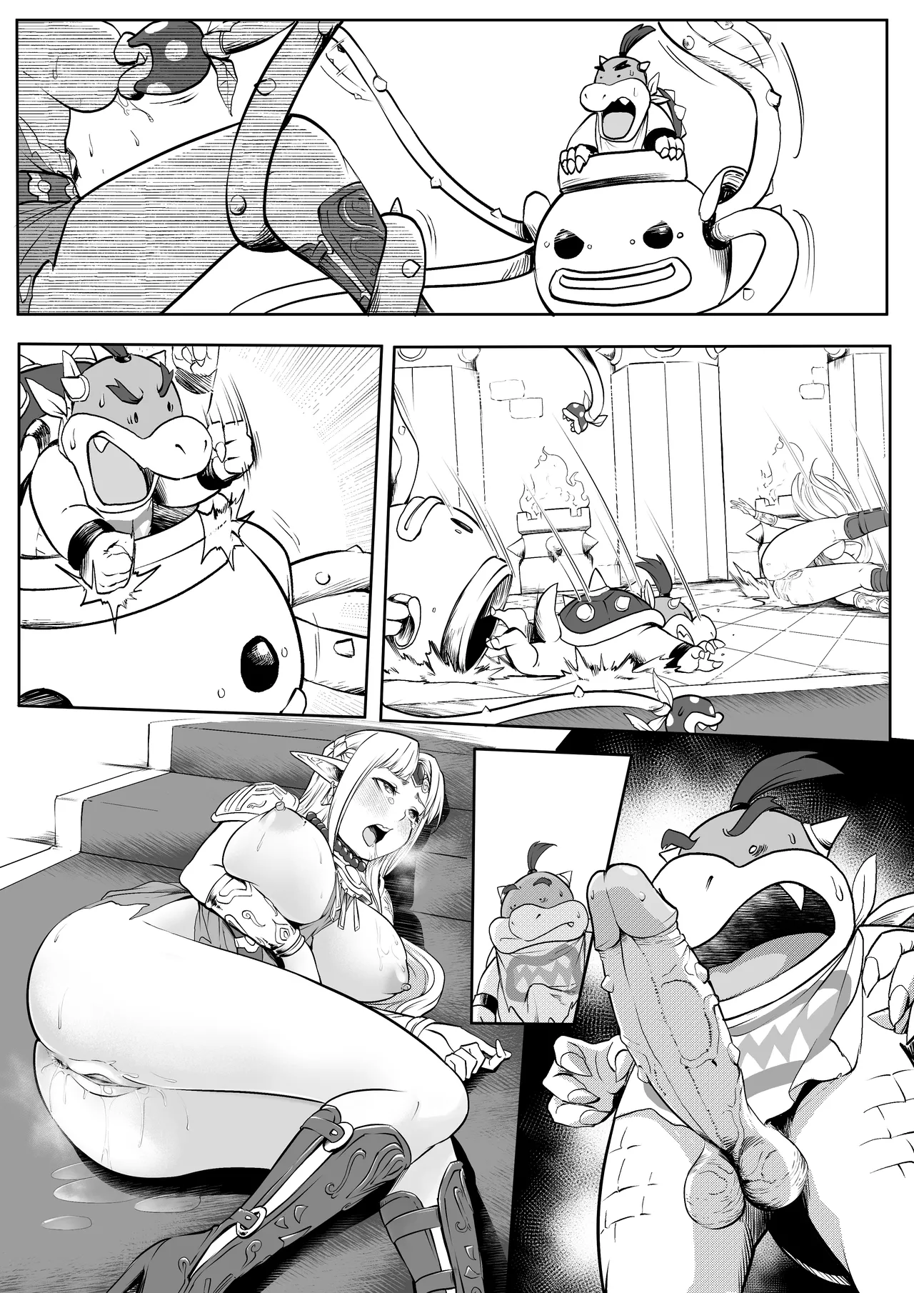 [MassivePinkZombie]sWitch Time! Part 1-4(Super Smash Bros.) [English & Textless] Page 165