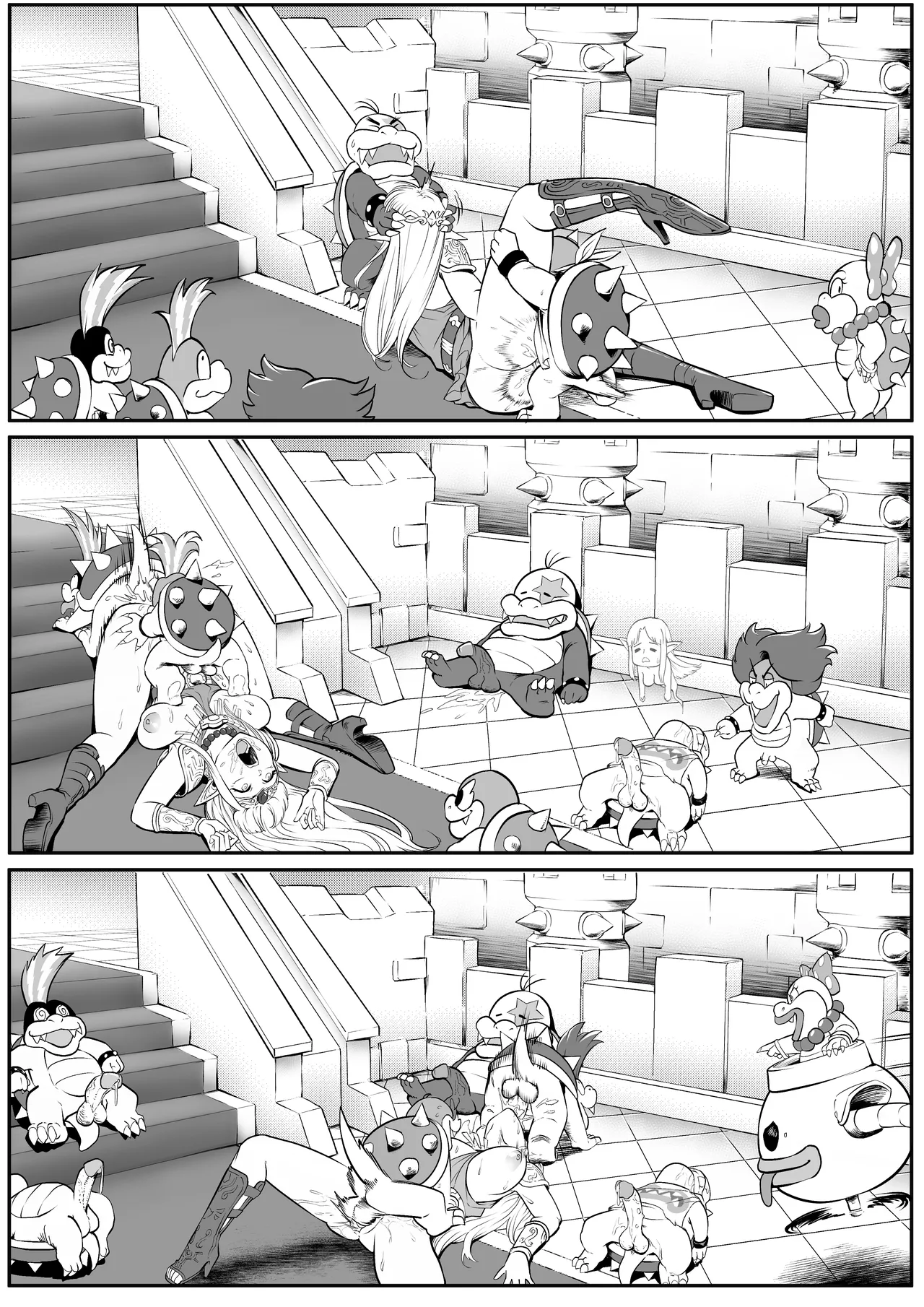 [MassivePinkZombie]sWitch Time! Part 1-4(Super Smash Bros.) [English & Textless] Page 172
