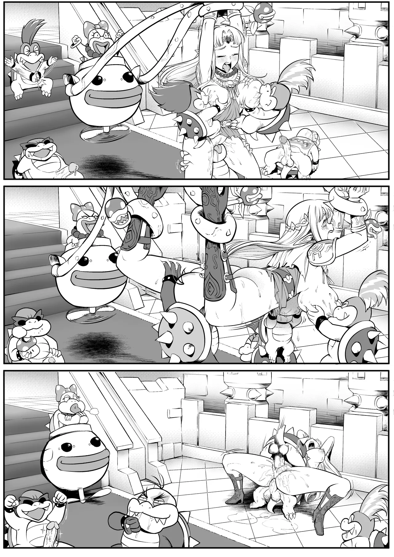 [MassivePinkZombie]sWitch Time! Part 1-4(Super Smash Bros.) [English & Textless] Page 173