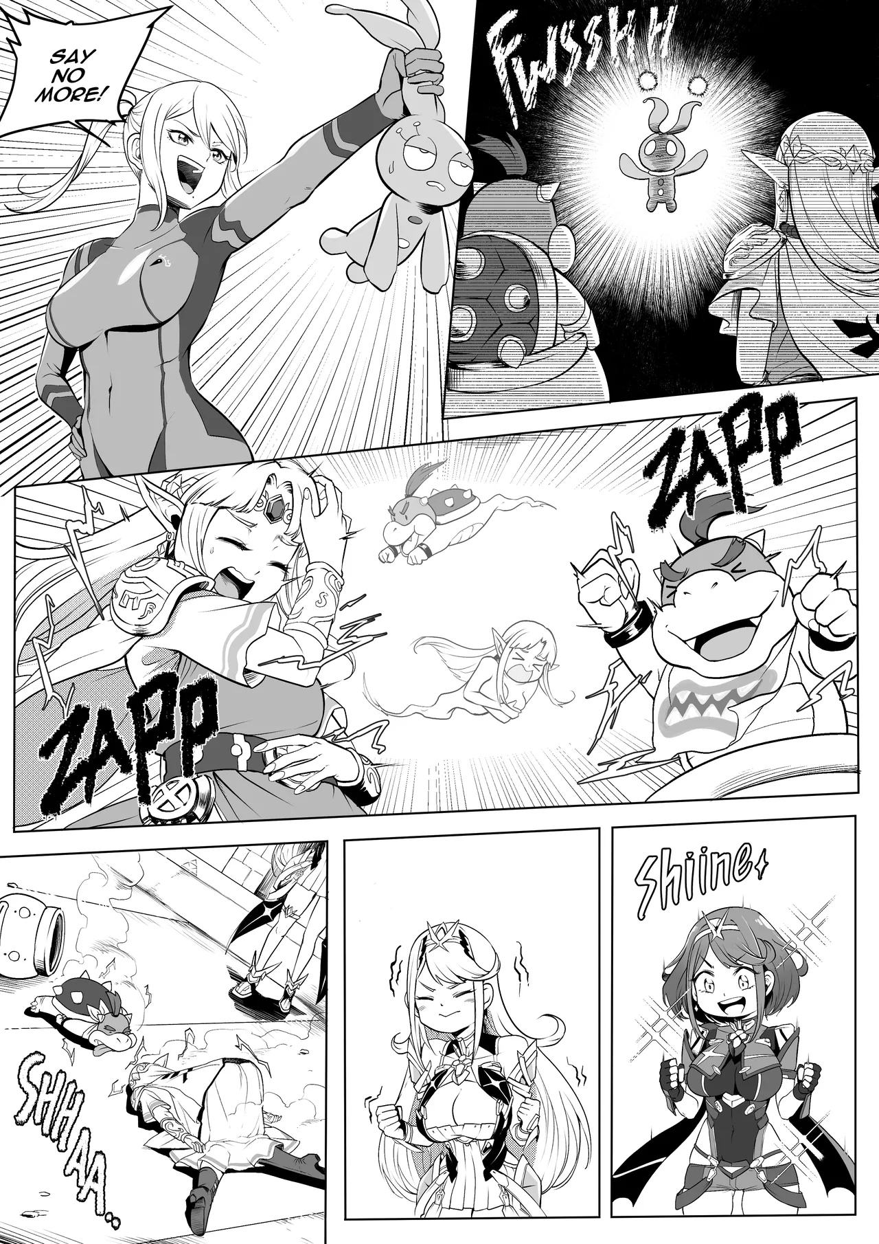 [MassivePinkZombie]sWitch Time! Part 1-4(Super Smash Bros.) [English & Textless] Page 65