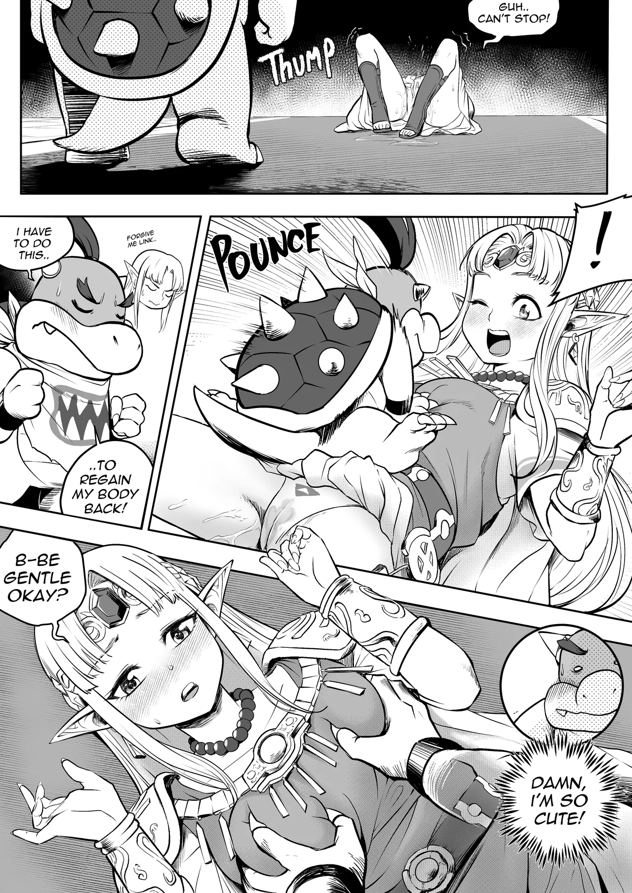 [MassivePinkZombie]sWitch Time! Part 1-4(Super Smash Bros.) [English & Textless] Page 69