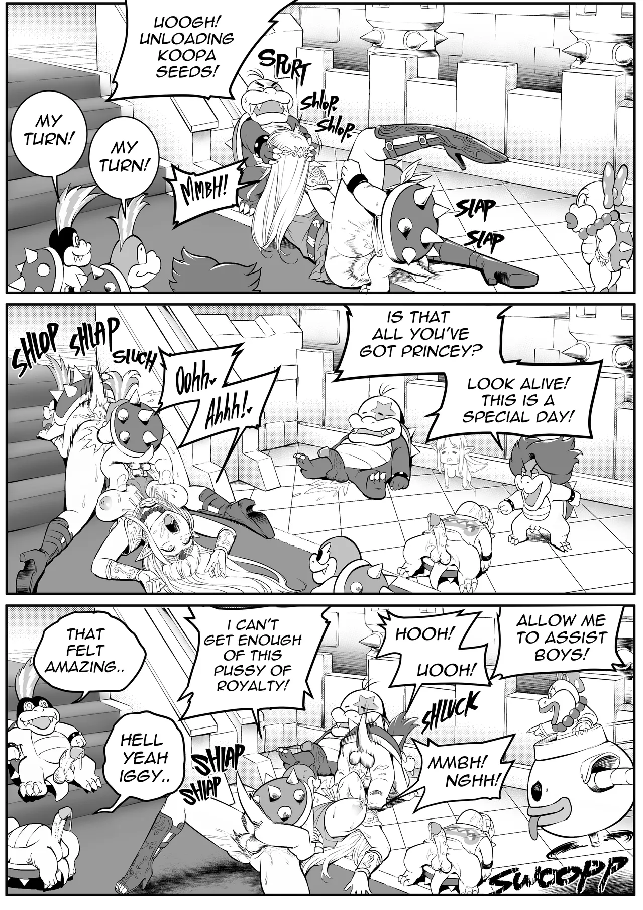 [MassivePinkZombie]sWitch Time! Part 1-4(Super Smash Bros.) [English & Textless] Page 82
