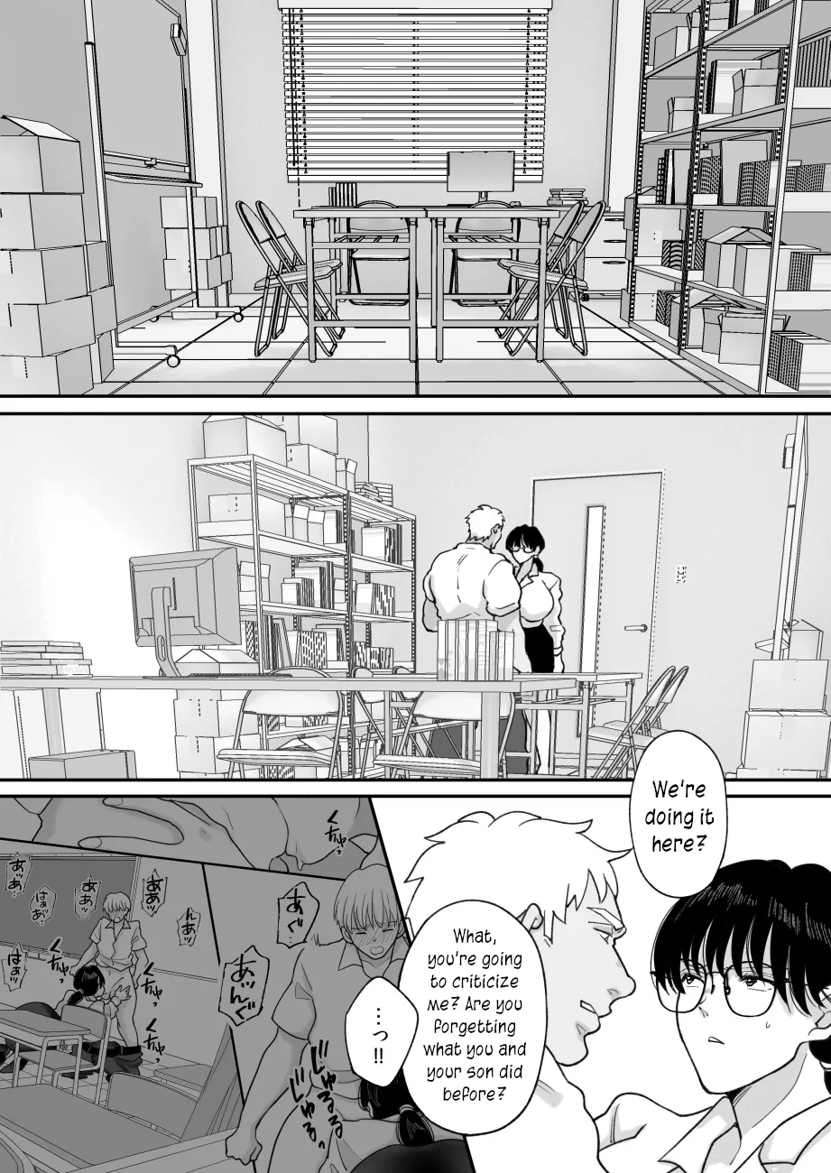 [Nyan dorosei]Suugaku Kyoushi no Kaa-san ga Taiiku Kyoushi ni Netorareru | My mother, the math professor, being stolen away by my gym professor, part 2[English] [joobuspaidatr] Page 15