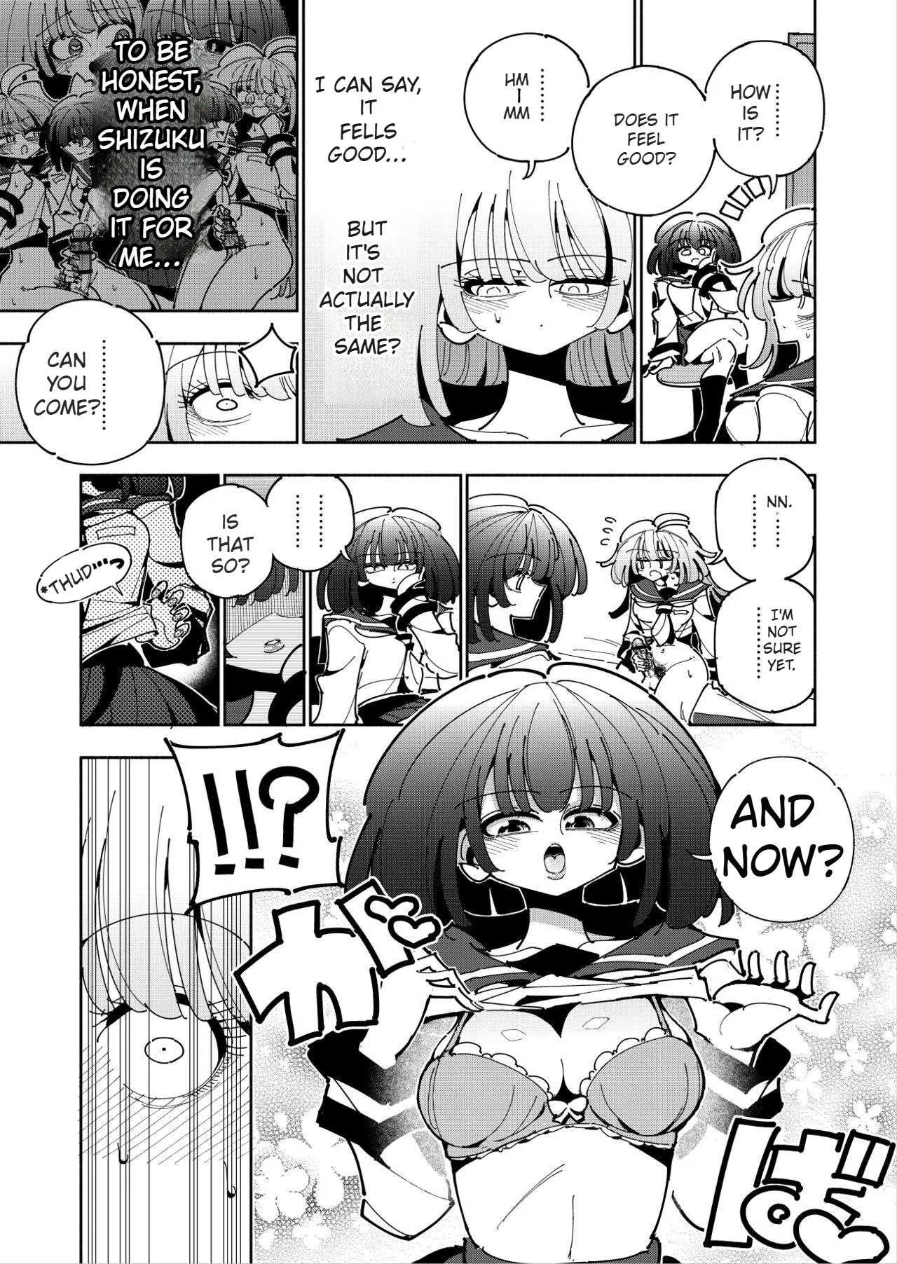 Shizuku and Shiori IF (First Part) -Learn in Five Days! A Guide to Futanari Masturbation-(1st to 2nd day) Page 14