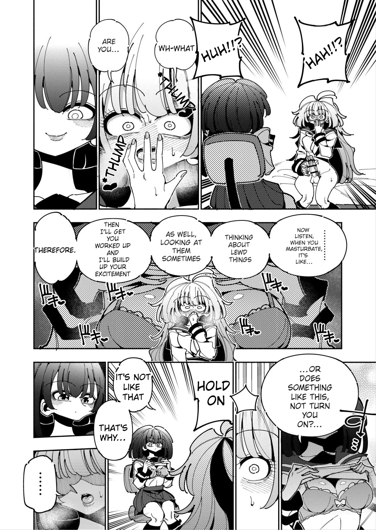 Shizuku and Shiori IF (First Part) -Learn in Five Days! A Guide to Futanari Masturbation-(1st to 2nd day) Page 15
