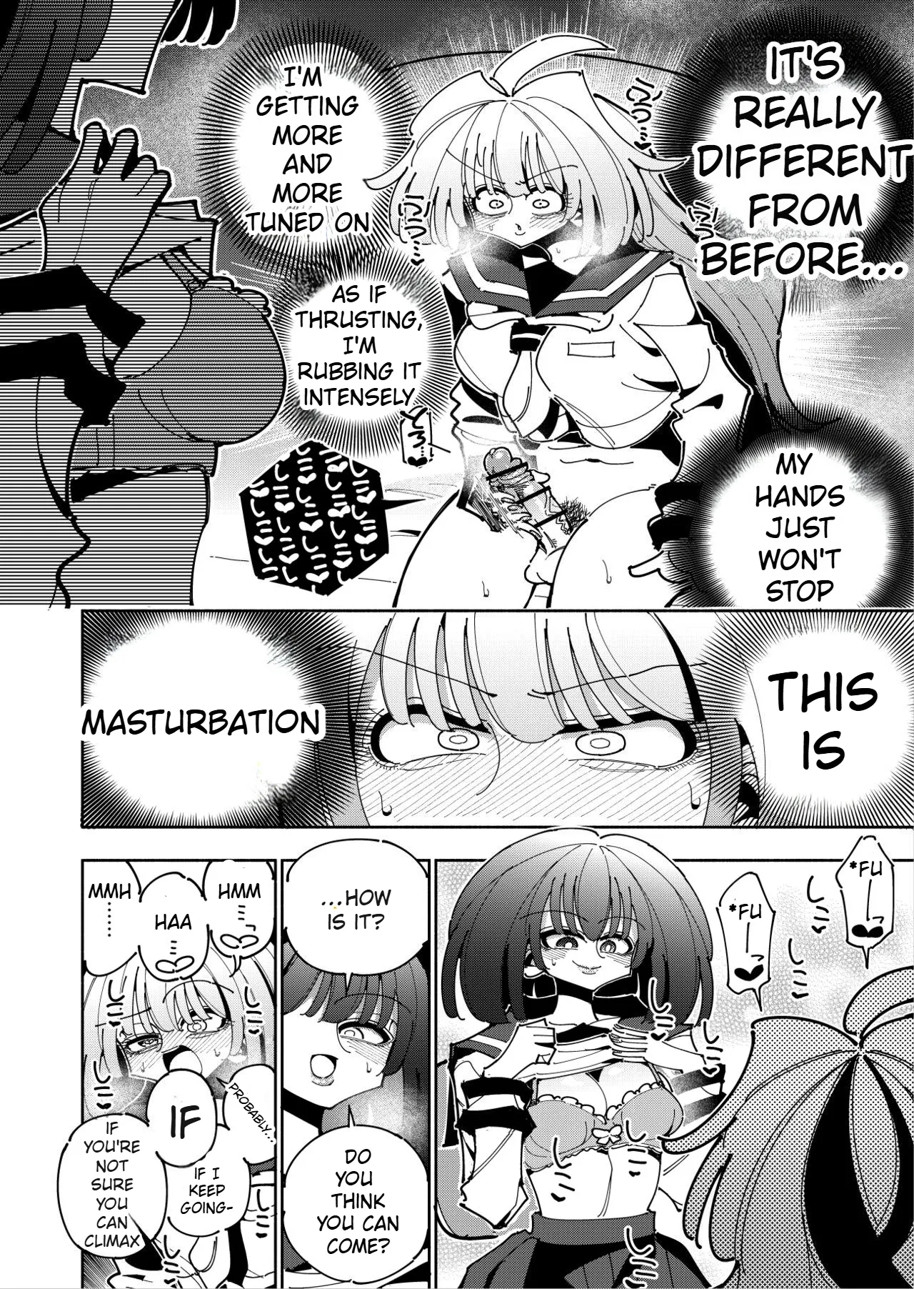 Shizuku and Shiori IF (First Part) -Learn in Five Days! A Guide to Futanari Masturbation-(1st to 2nd day) Page 17